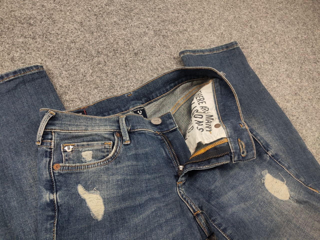 True Religion True Religion Vintage Y2K Style cora mid rise Denim Jeans Size 26" / US 2 / IT 38 - 9 Thumbnail