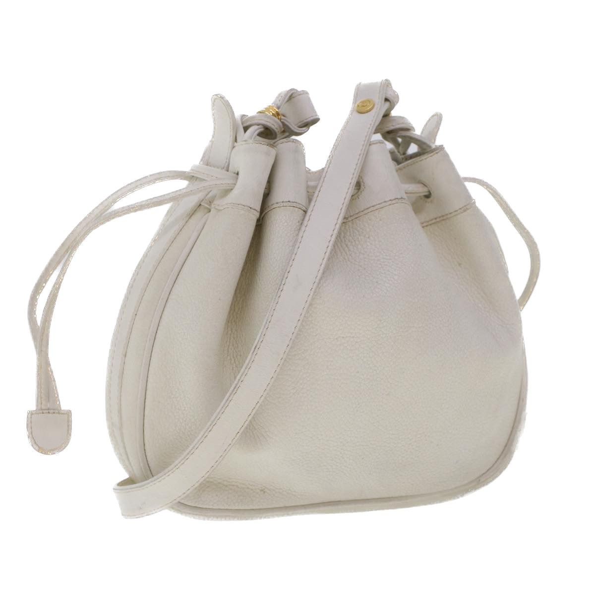 Gucci White Leather Shoulder Bag (Pre-Owned) Size ONE SIZE - 1 Thumbnail