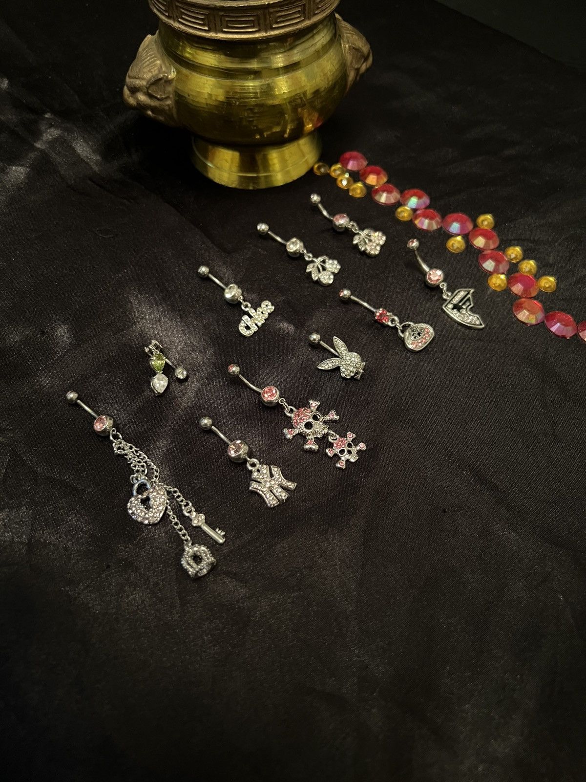 Other 10 Piece Belly Button Rings Size ONE SIZE - 4 Thumbnail