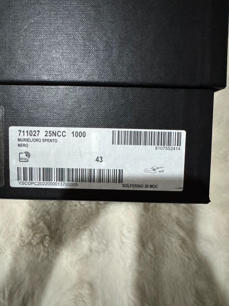 Saint Laurent Paris Saint laurent paris Black and gold loafers shoes 2506-Nexta Size US 10 / EU 43 - 6 Thumbnail