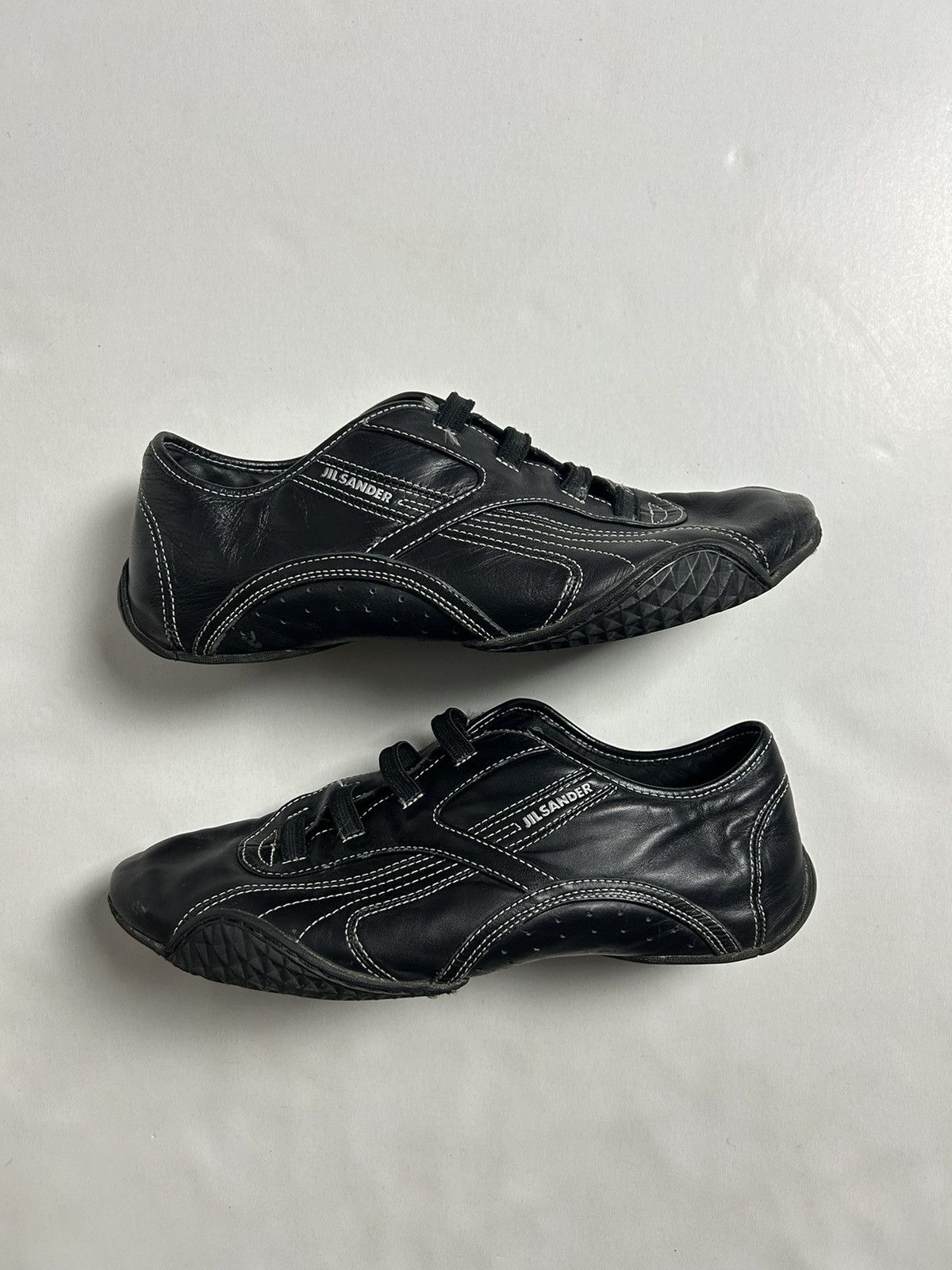 靴 JIL SANDER ジルサンダー(JIL SANDER)ジルサンダー レザーローカット