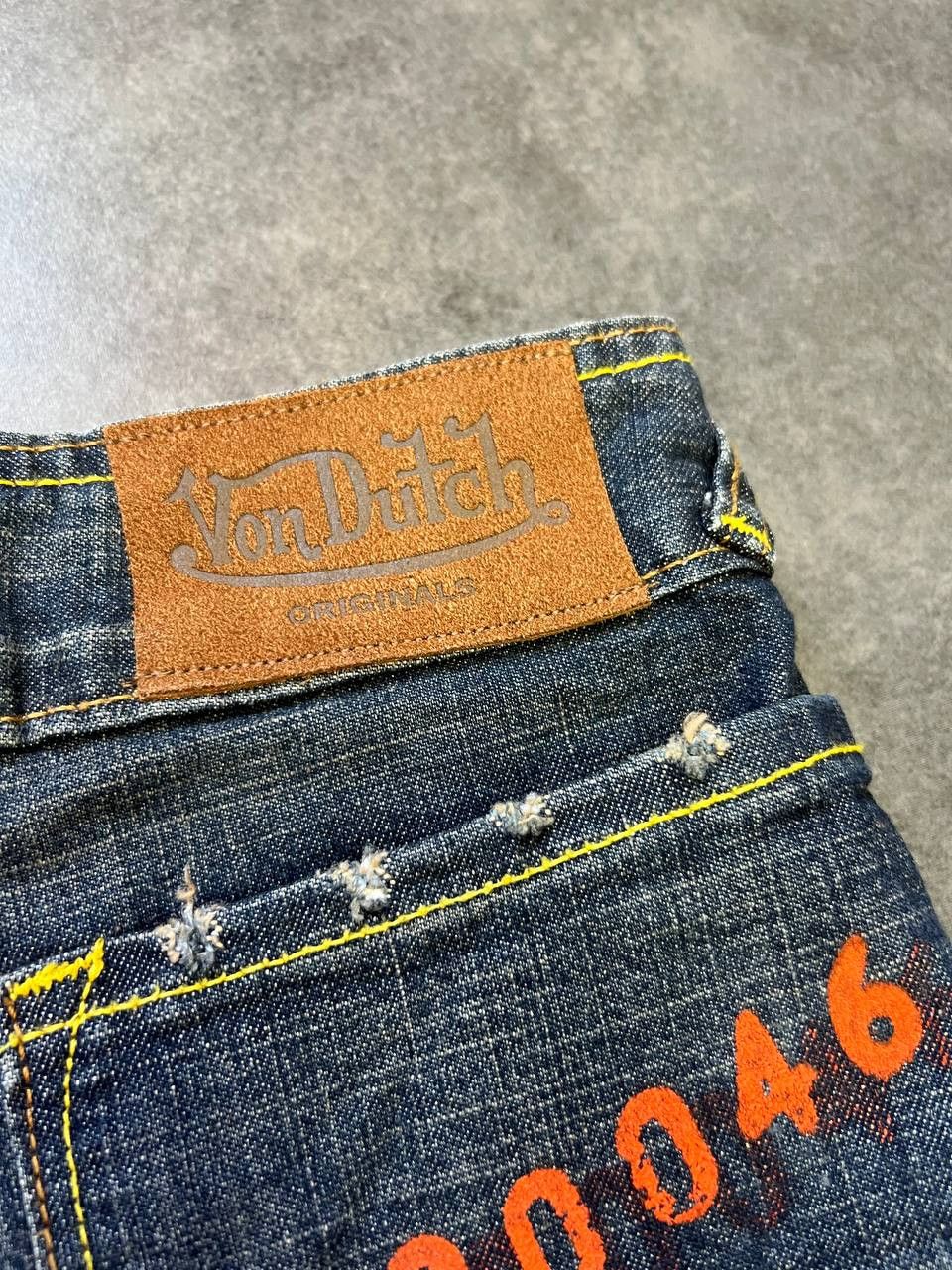 Von Dutch VINTAGE RARE VON DUTCH PLEATED PRINTED MINI SKIRT Size 28" / US 6 / IT 42 - 9 Thumbnail
