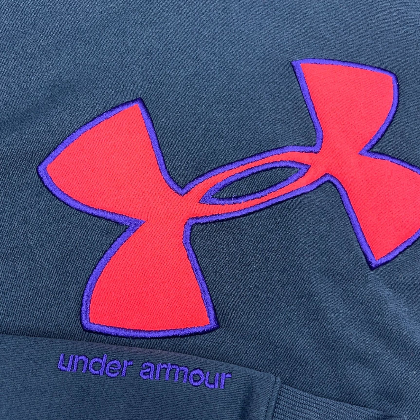 Under Armour Under Armour Hoodie Women Small Gray Logo Sweatshirt Pullover Relaxed Fit Hooded Size S / US 4 / IT 40 - 4 Thumbnail