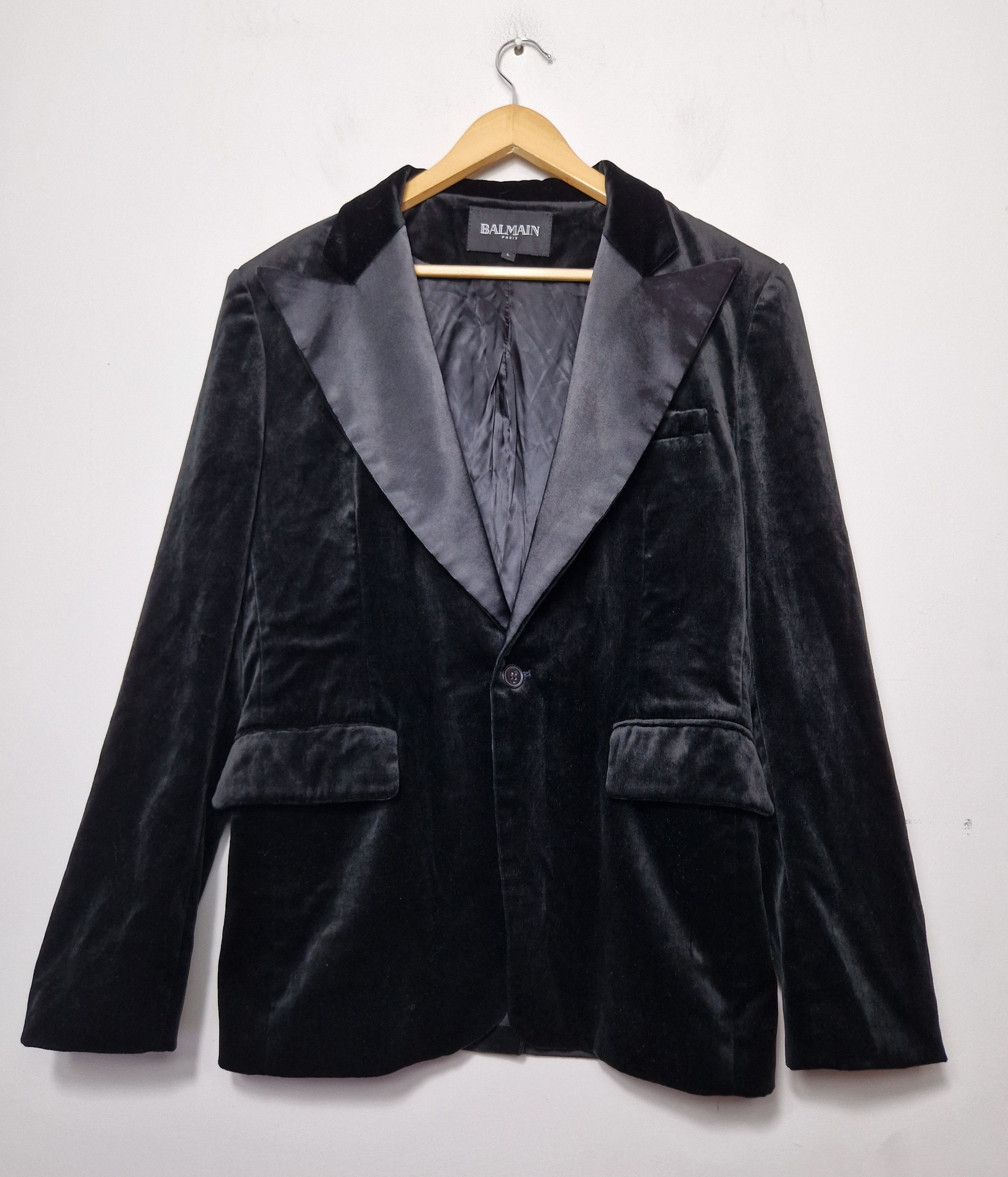 Balmain Balmain velvet blazer Size US L / EU 52-54 / 3 - 1 Thumbnail