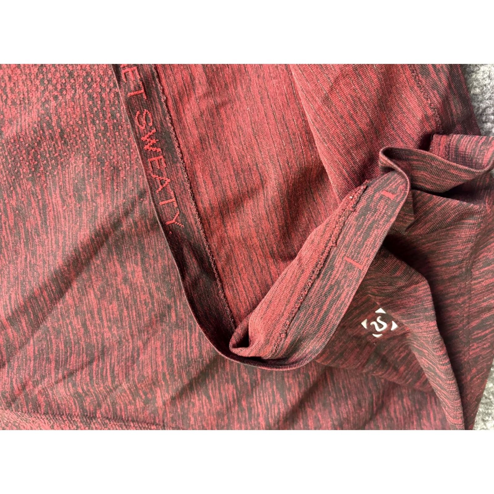 Lululemon Lululemon Shirt Mens Large Red Short Sleeve Athletic Running Training Top Size US M / EU 48-50 / 2 - 8 Thumbnail