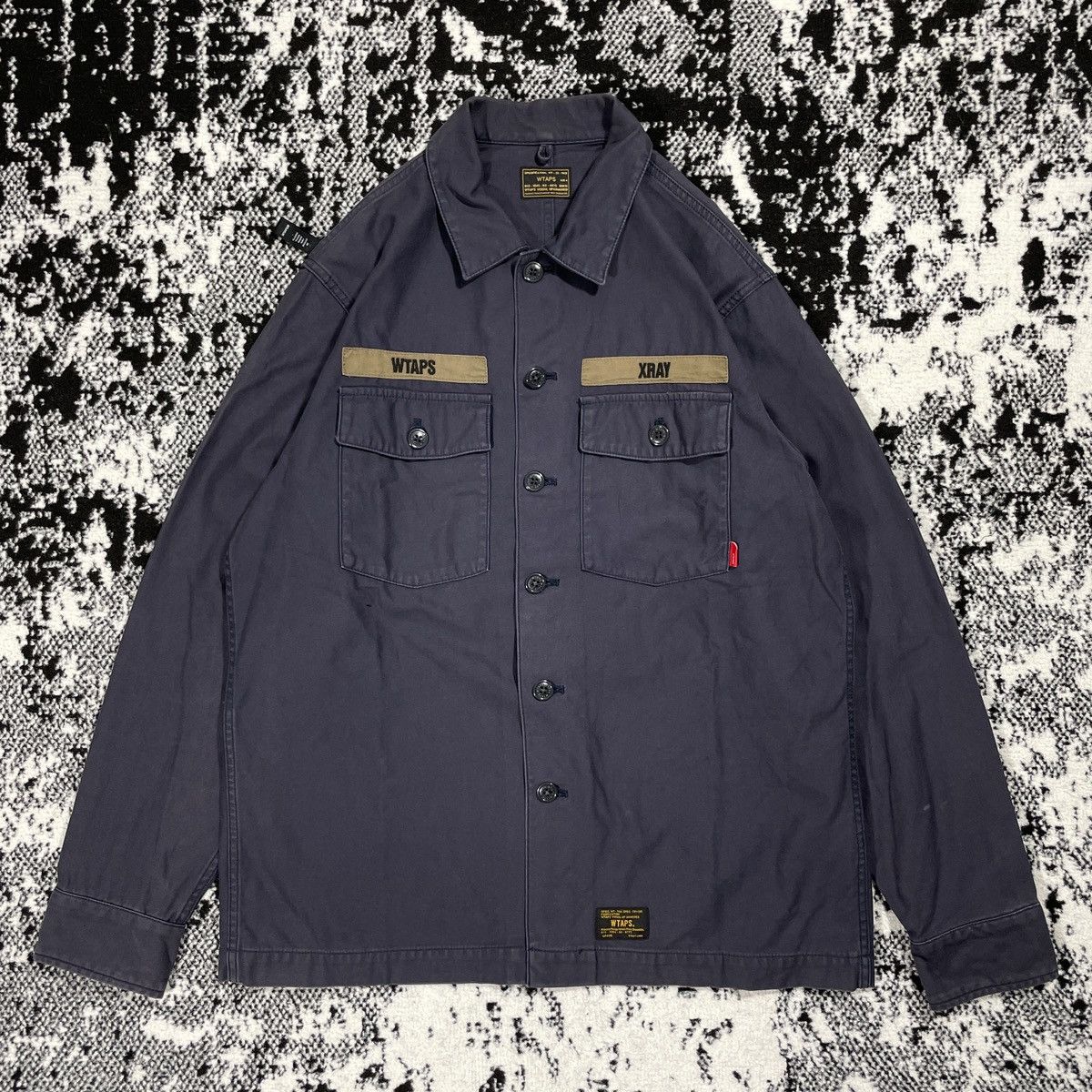 Wtaps WTAPS BUDS L/S SHIRT COTTON SATIN 2015 XRAY | Grailed