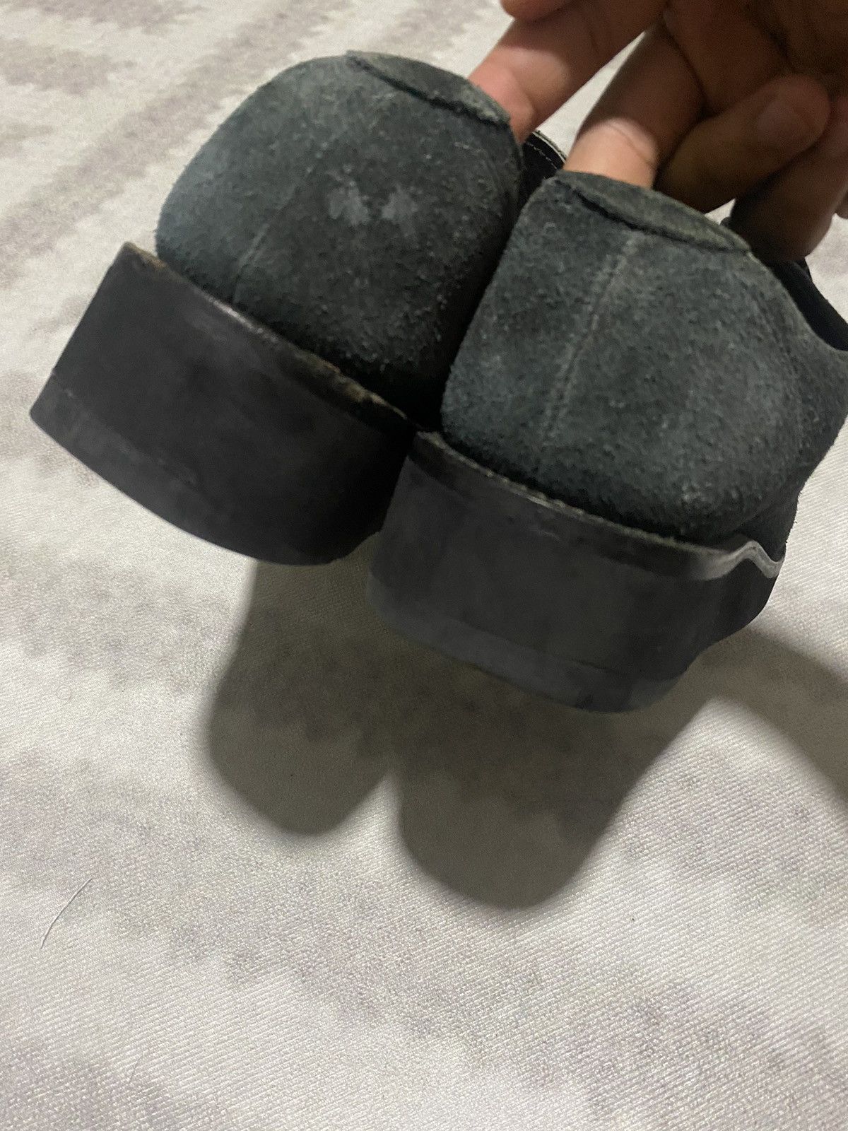 If Six Was Nine × Japanese Brand × Lad Musician OG Lad Musician Faux Suede Belly Button Creepers Shoes Size US 12.5 / EU 45-46 - 5 Thumbnail