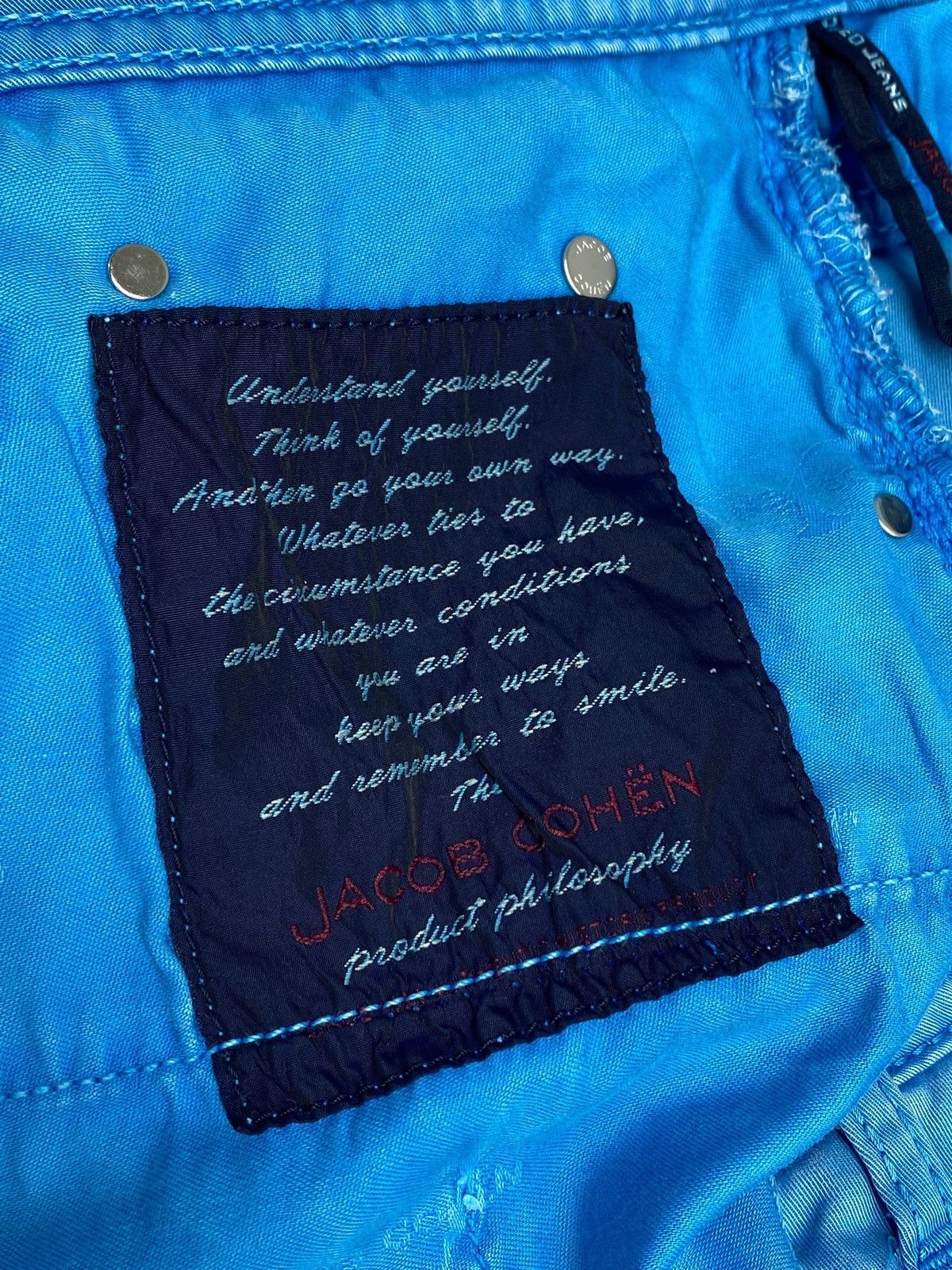 Jacob Cohen Jacob Cohen 622 Style Sky Blue Jeans Size US 35 - 23 Thumbnail