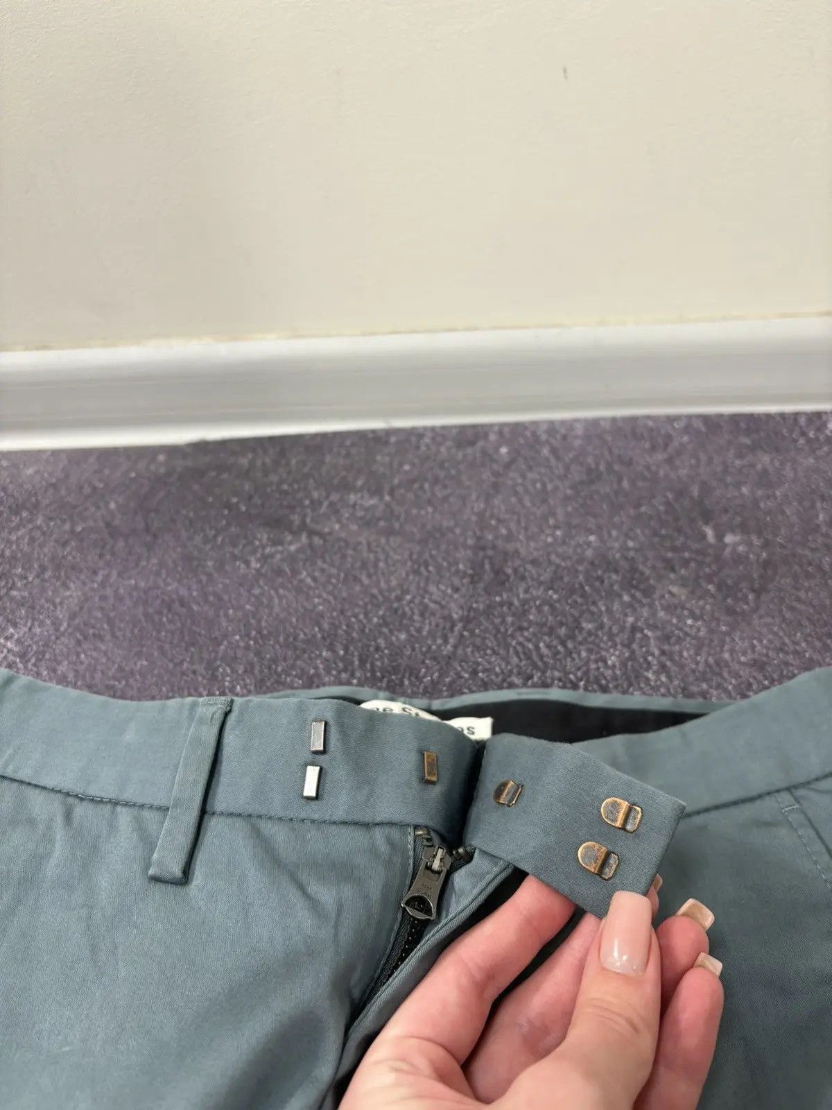Acne Studios Acne Studios Max Satin Skinny Luxury Chino Pants Trousers Size US 28 / EU 44 - 8 Thumbnail