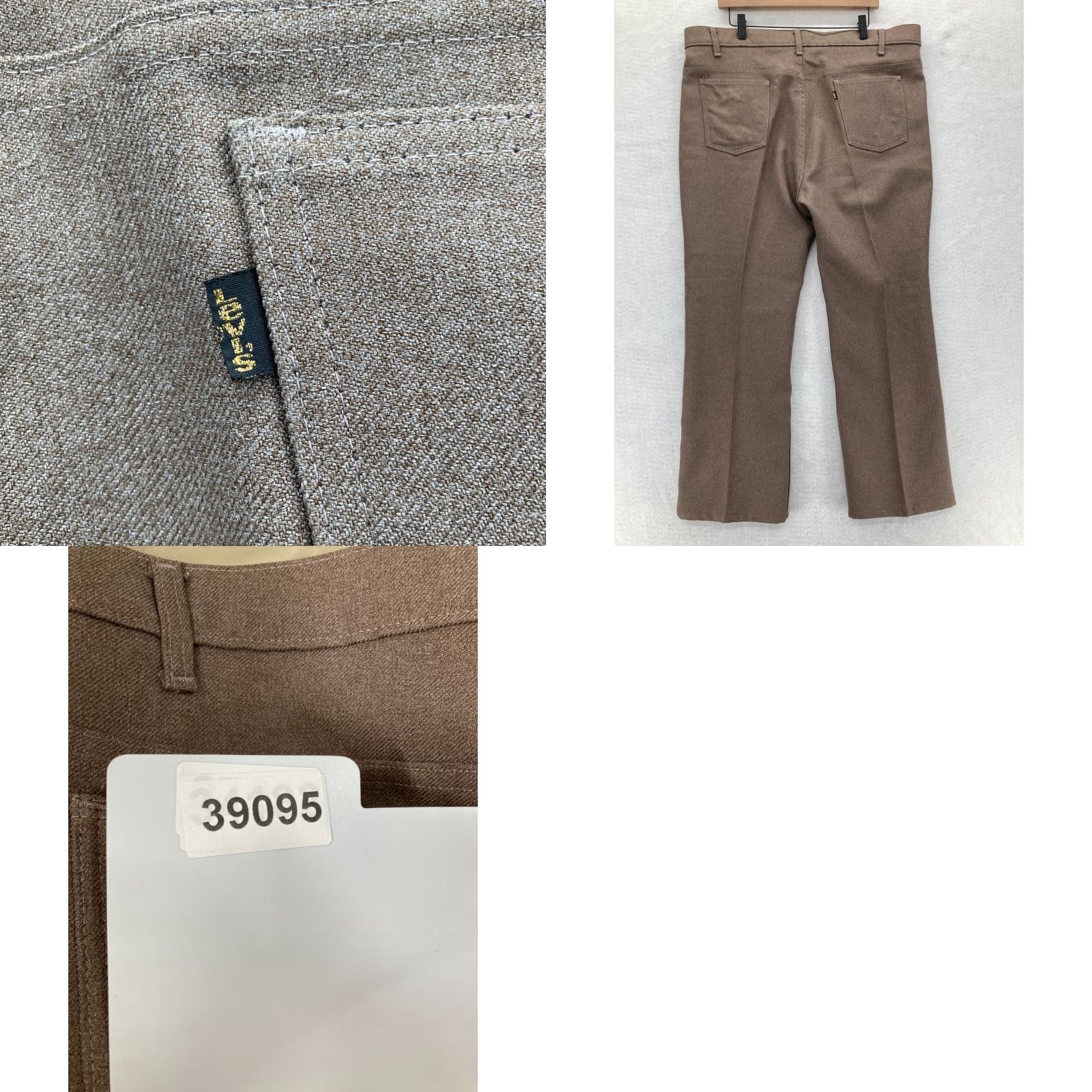 Levi's VINTAGE Levi's Pants Mens 42x28 Brown Dacron Polyester 1995 USA Made Black Tab Pants Mens 42 Brown Levi's Action Slacks USA Curvy? Size US 42 / EU 58 - 9 Thumbnail