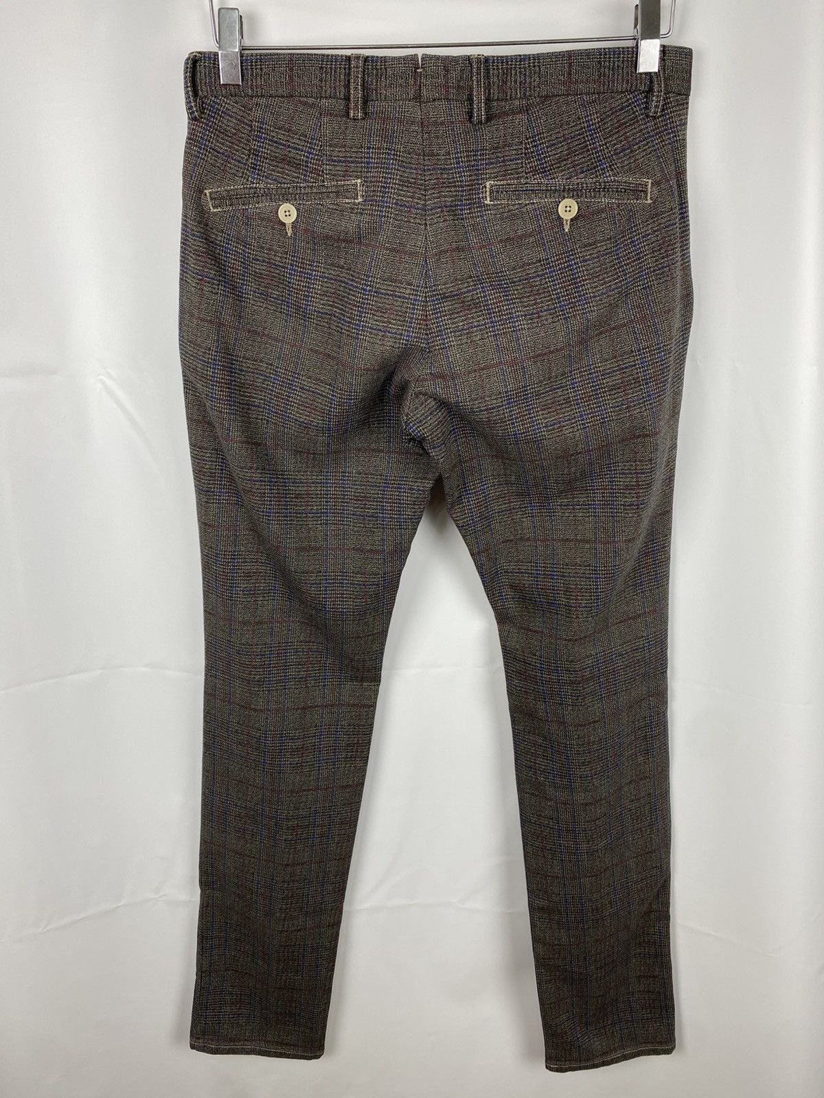 Boggi Boggi Milano Plaid Chino Pants Cotton Viscose size 46 Size US 30 / EU 46 - 5 Thumbnail