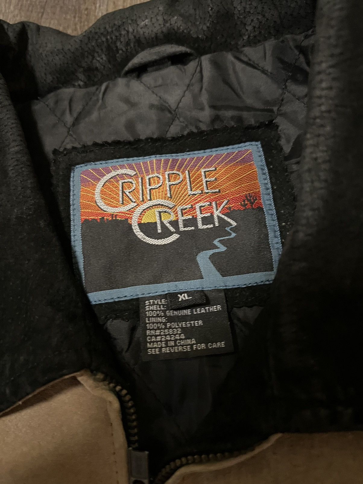 Vintage Vintage Cripple Creek Aztec Western Leather Jacket size XL Size US XL / EU 56 / 4 - 3 Thumbnail