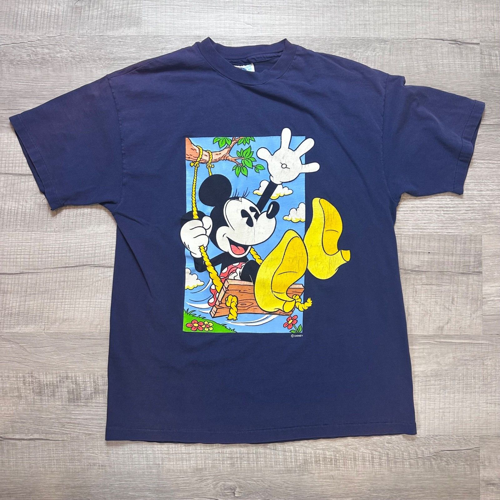 Hanes Vintage Hanes Beefy T Minnie Mouse Swing Graphic Print Tee Size L / US 10 / IT 46 - 1 Thumbnail