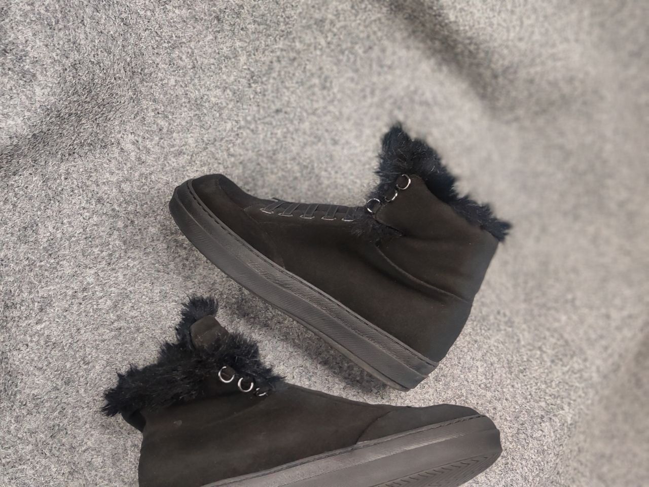 Jil Sander Jil Sander Navy Collection Suede Leather boots fur Shoes Size US 10 / IT 40 - 3 Thumbnail