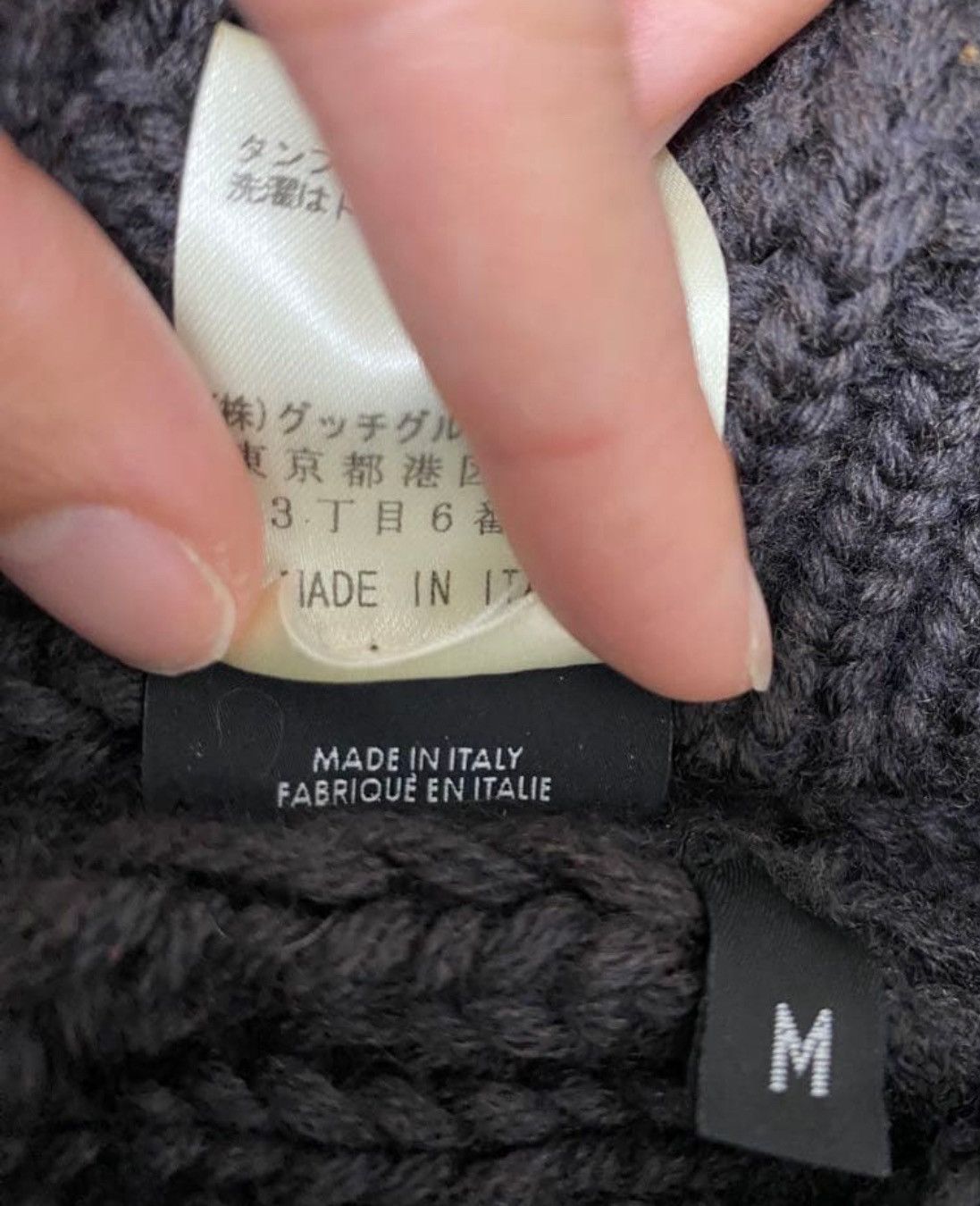 Gucci Vintage 90s Cable Knit Beanie Size ONE SIZE - 5 Thumbnail