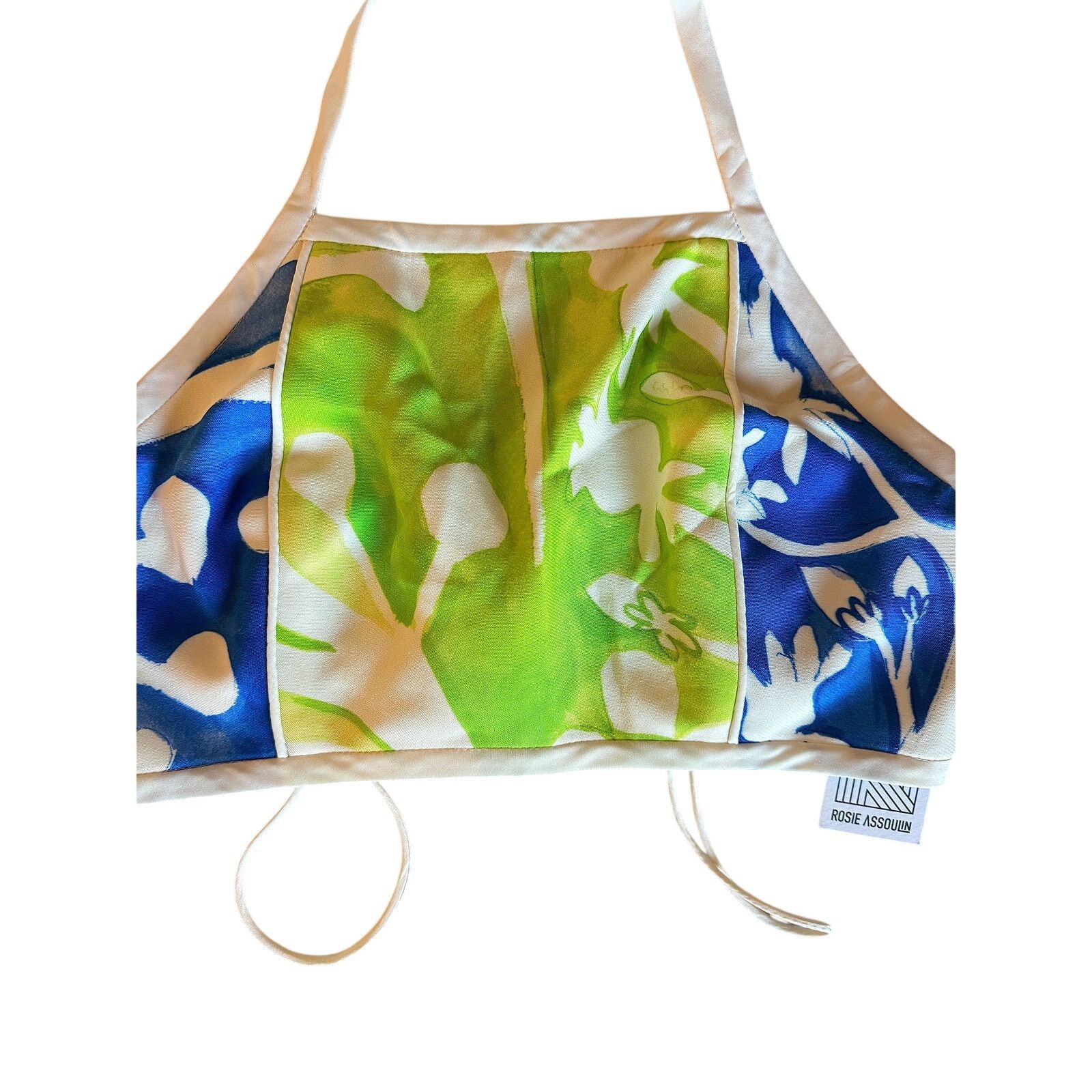Rosie Assoulin Rosie Assoulin O'delia Halter Top in Marine Blue Size XS / US 0-2 / IT 36-38 - 2 Thumbnail