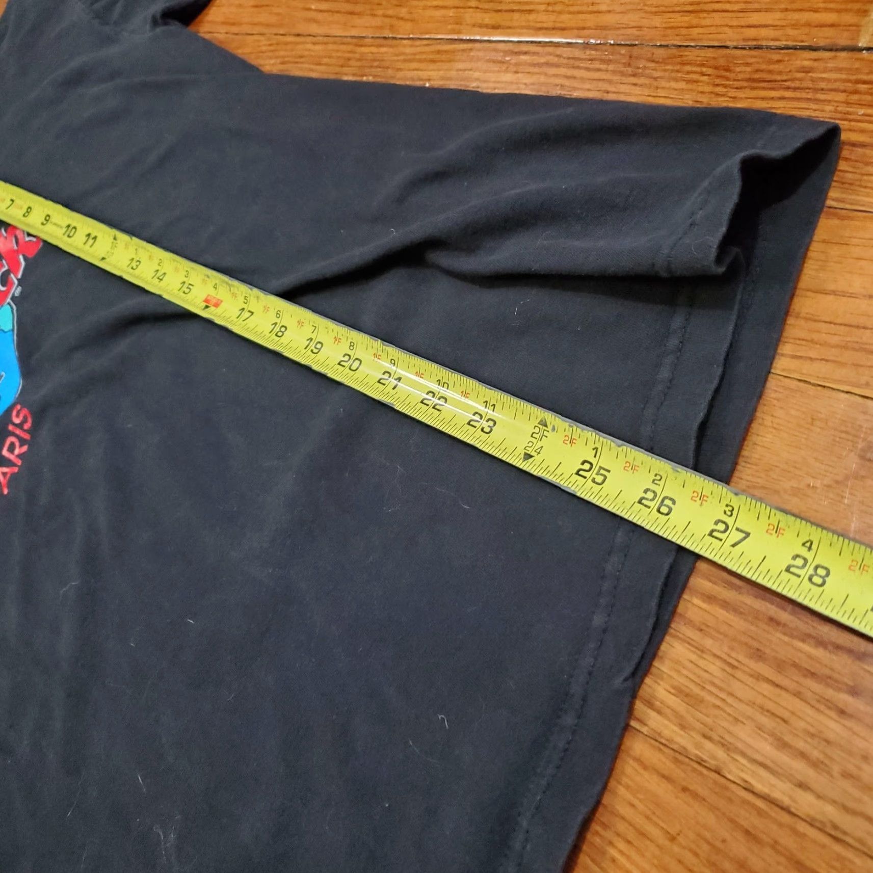 Hard Rock Cafe VINTAGE Hard Rock Cafe Shirt Mens Large Black Paris France Graphic Tee 90s Size US L / EU 52-54 / 3 - 5 Thumbnail