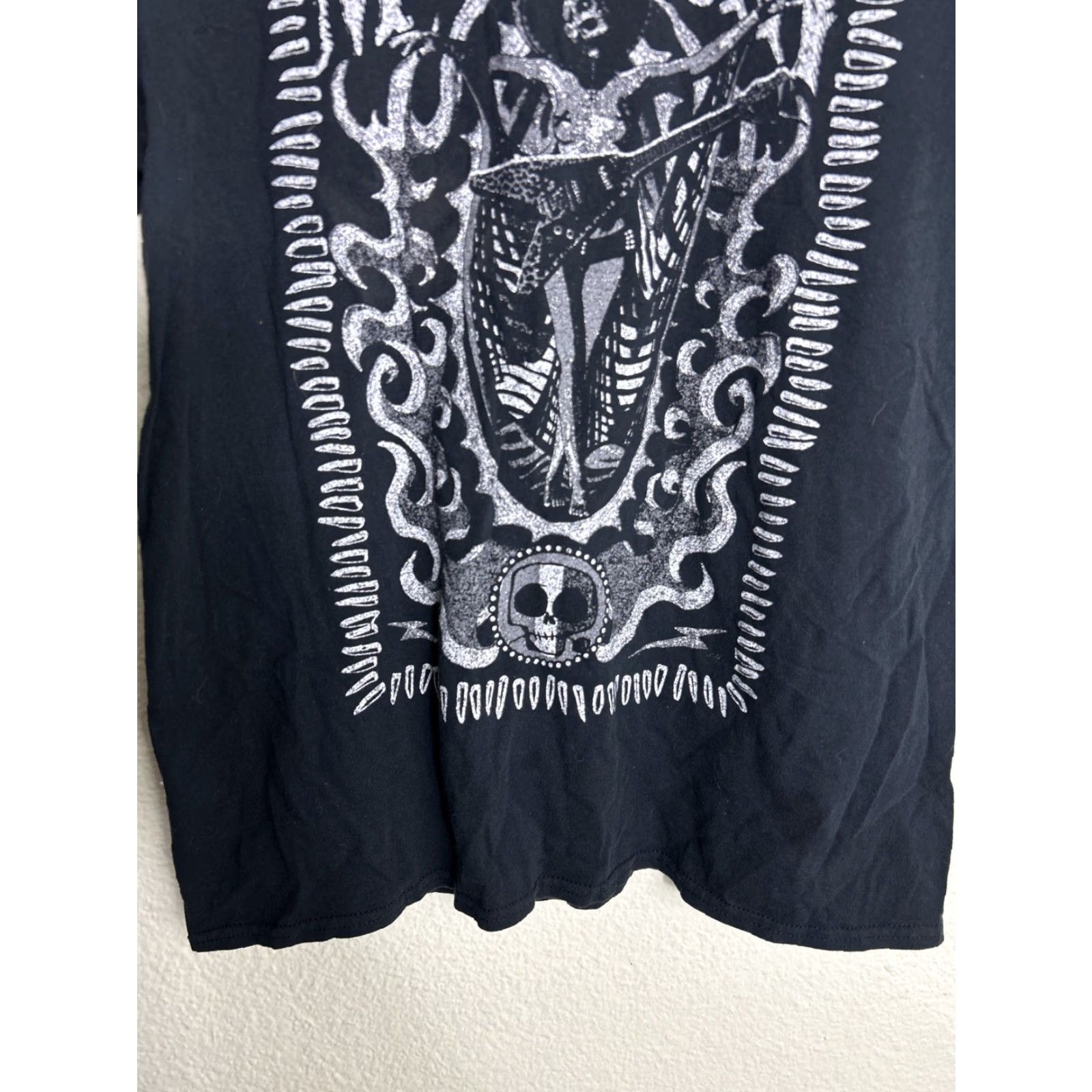 Gildan Metalachi T Shirt Mens Large Black Heavy Metal Mariachi Crucified Size US L / EU 52-54 / 3 - 6 Thumbnail
