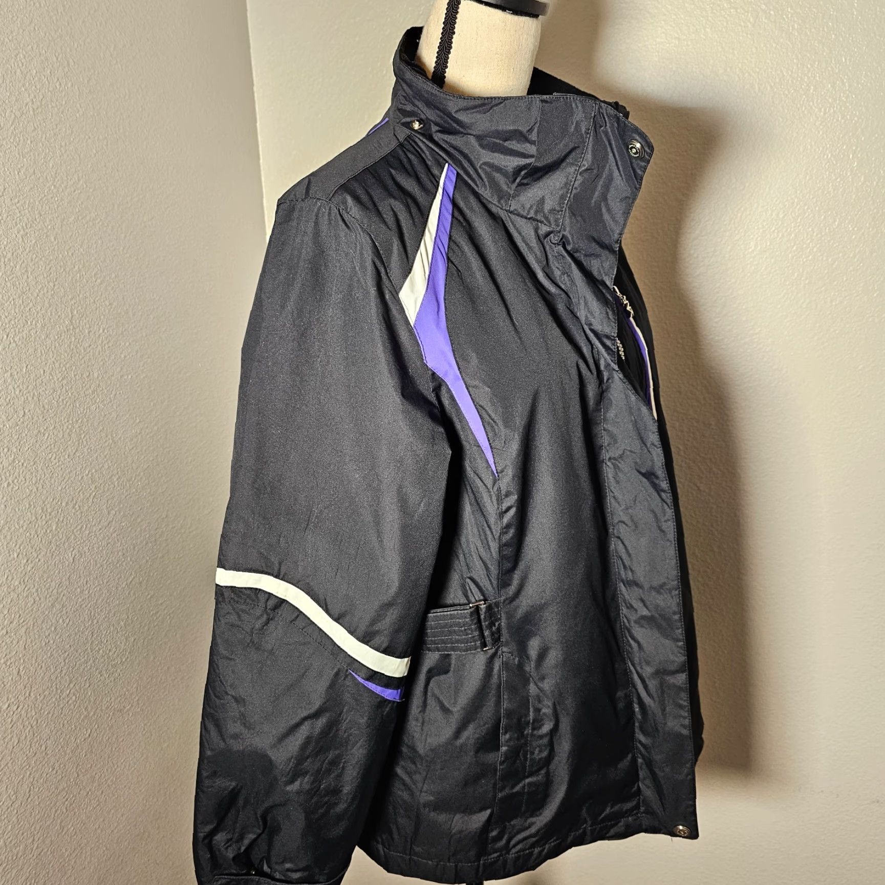 ZeroXposur ZeroXposur Coat Women's Medium Black Jacket Outdoor Snowboard Skiing Zip Snap Size M / US 6-8 / IT 42-44 - 5 Thumbnail