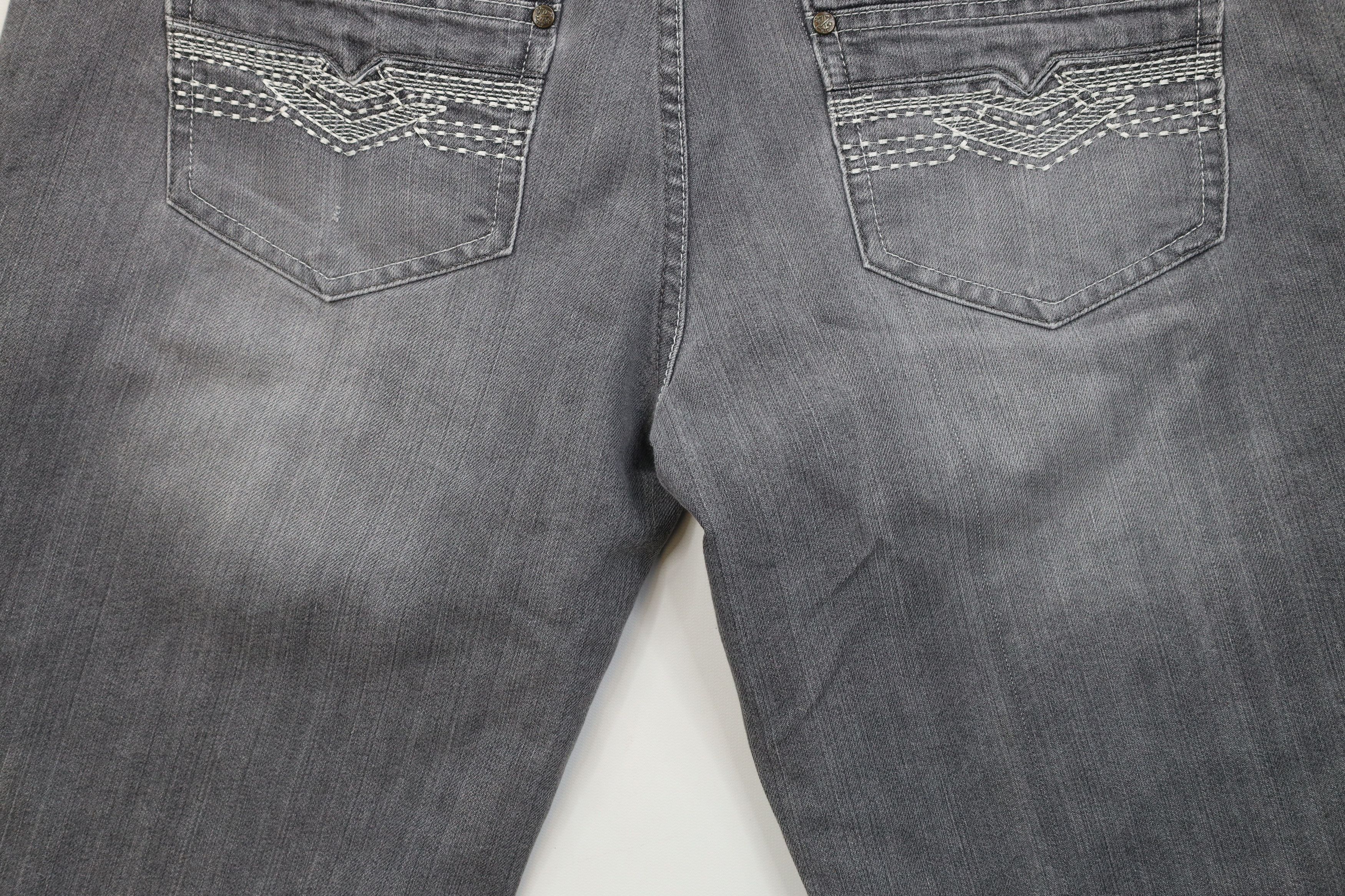 Vintage Vintage 90s Y2K Streetwear Baggy Fit Denim Jean Shorts Gray Size US 36 / EU 52 - 12 Thumbnail