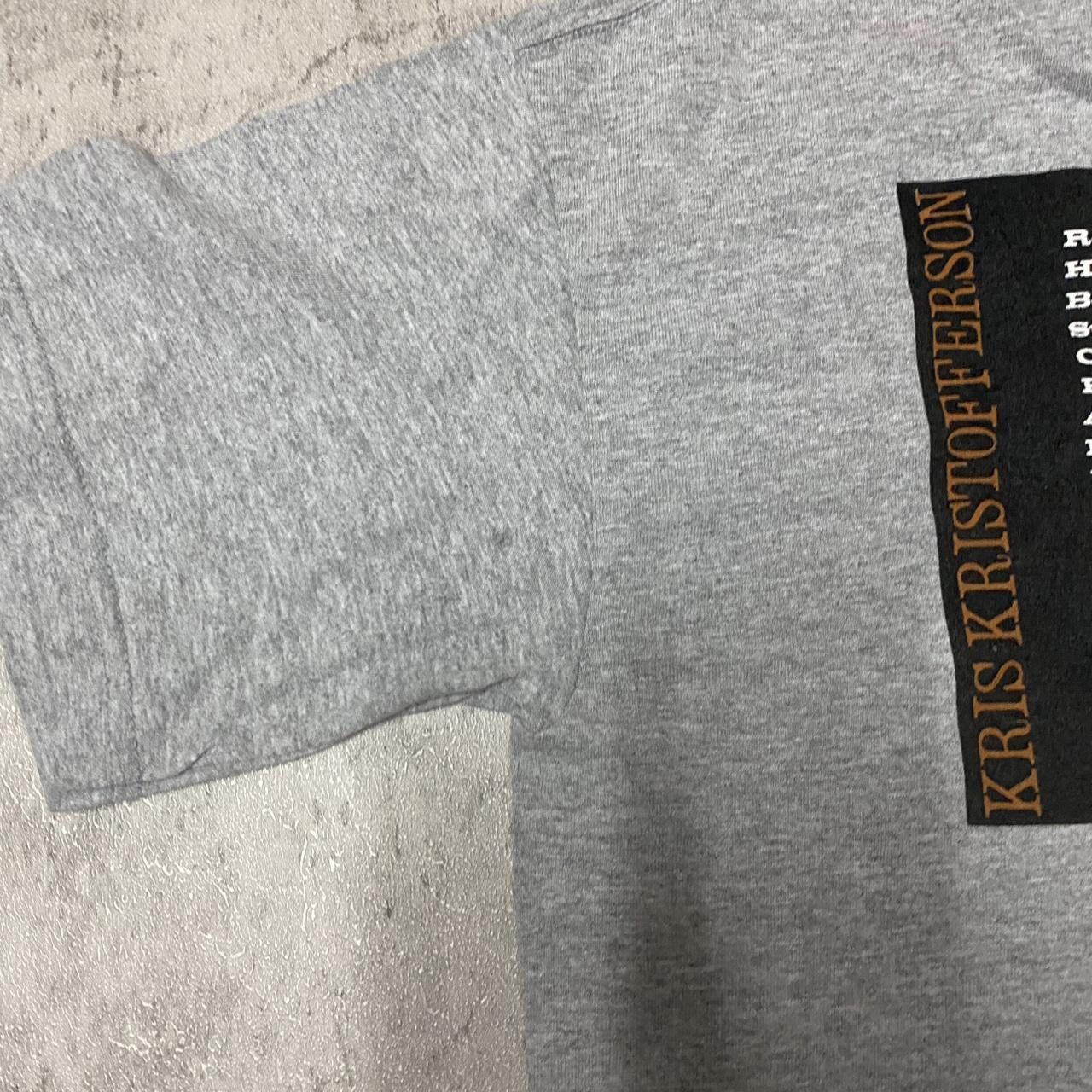 Gildan Grey Kris Kristofferson 2002 tour tee tourtee Size US S / EU 44-46 / 1 - 5 Thumbnail