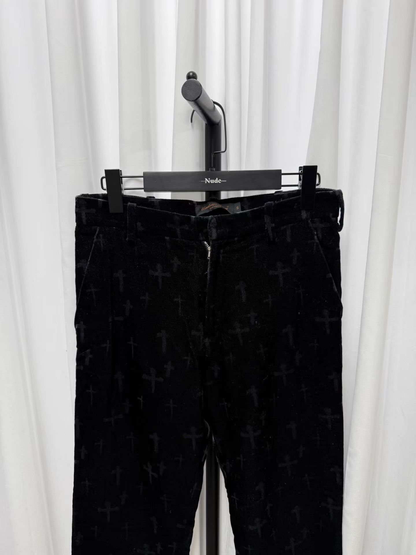 Undercover UNDERCOVER Witch Period Cross Velvet Trousers K20 Size US 31 - 2 Thumbnail