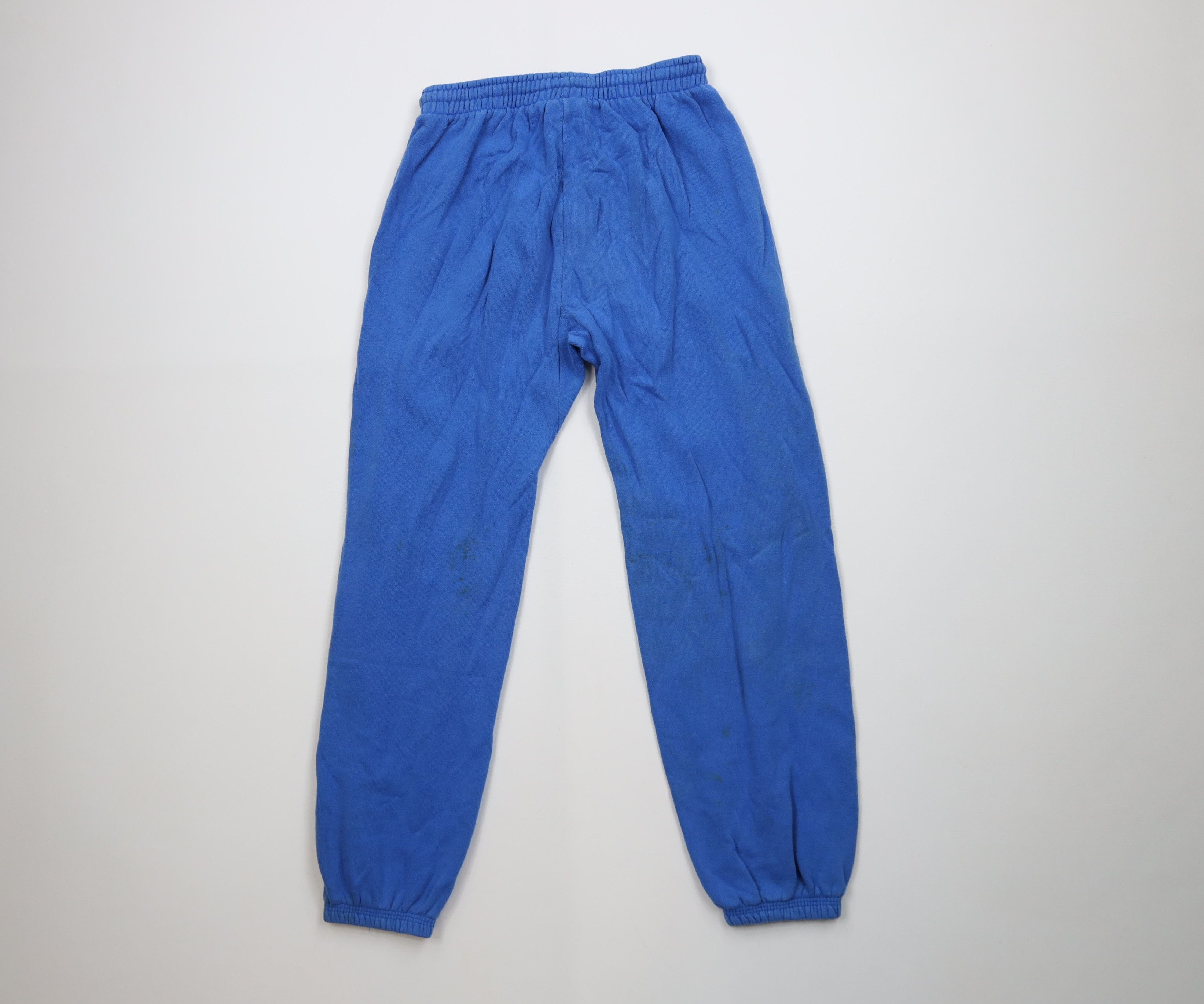 Hanes Vintage 80s 90s Hanes Sweatpants Joggers Royal Blue USA Size US 32 / EU 48 - 8 Thumbnail