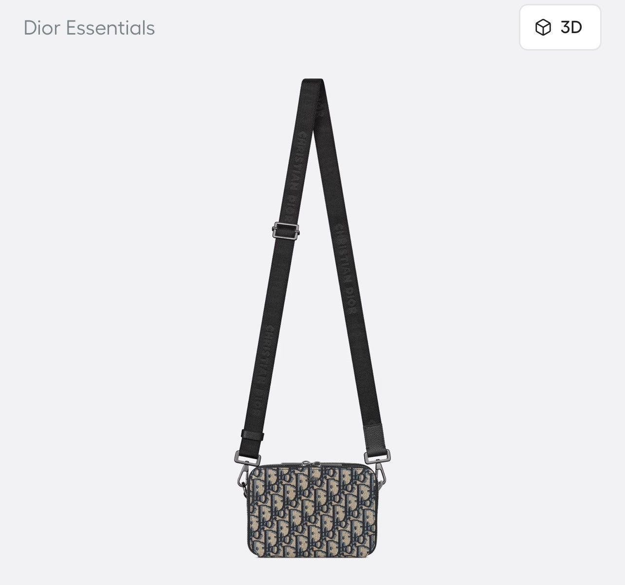Dior Dior Essentials - Zipped Pouch with Strap Size ONE SIZE - 1 Thumbnail