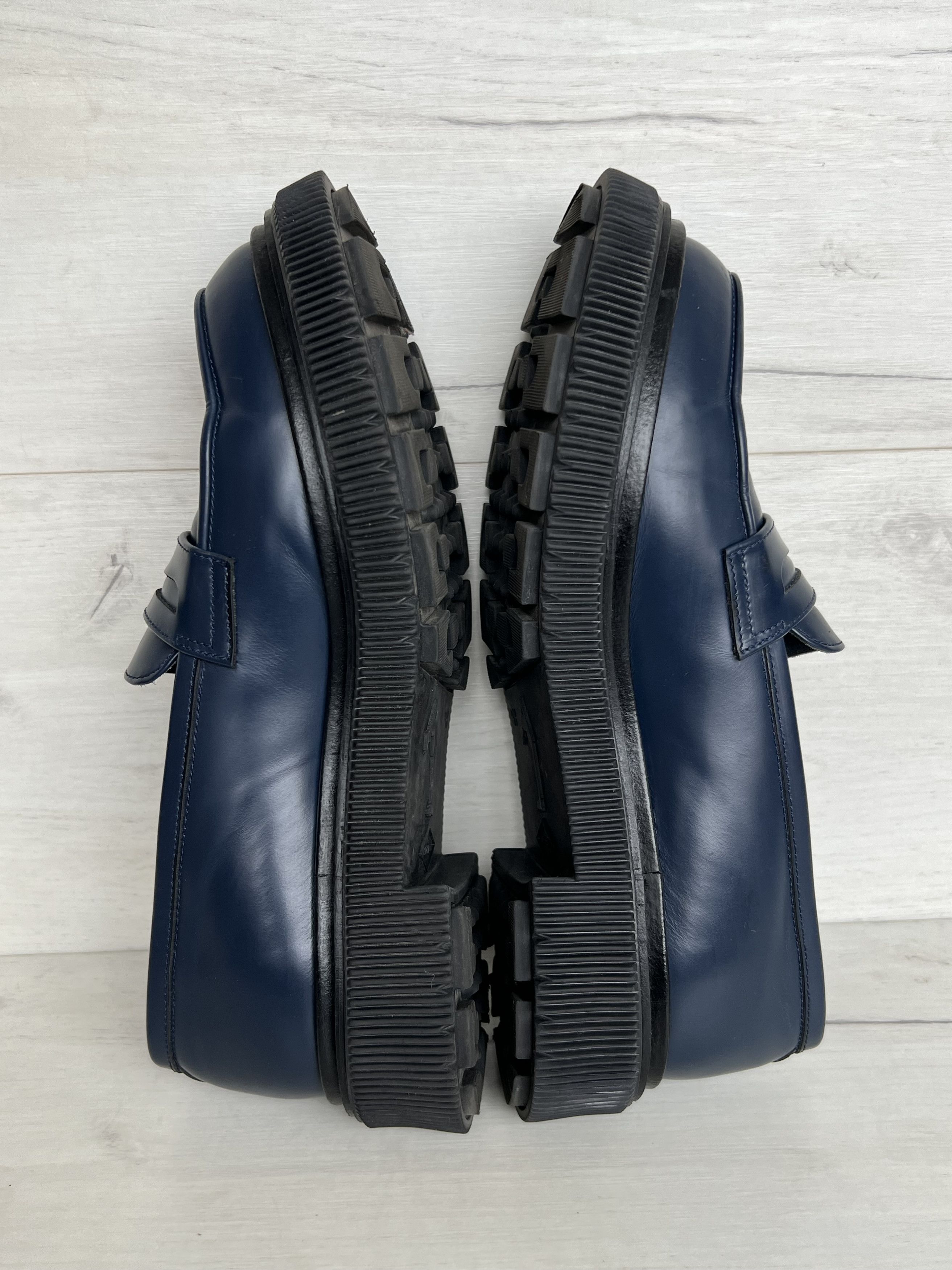 Adieu Paris ICON ADIEU PARIS TYPE 159 BRUSHED LEATHER LOAFERS NAVY Size US 8 / EU 41 - 4 Thumbnail