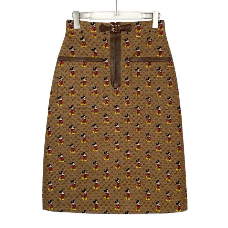 Gucci Gucci Disney Mickey Mouse A-Line Skirt Size 22" - 1 Thumbnail