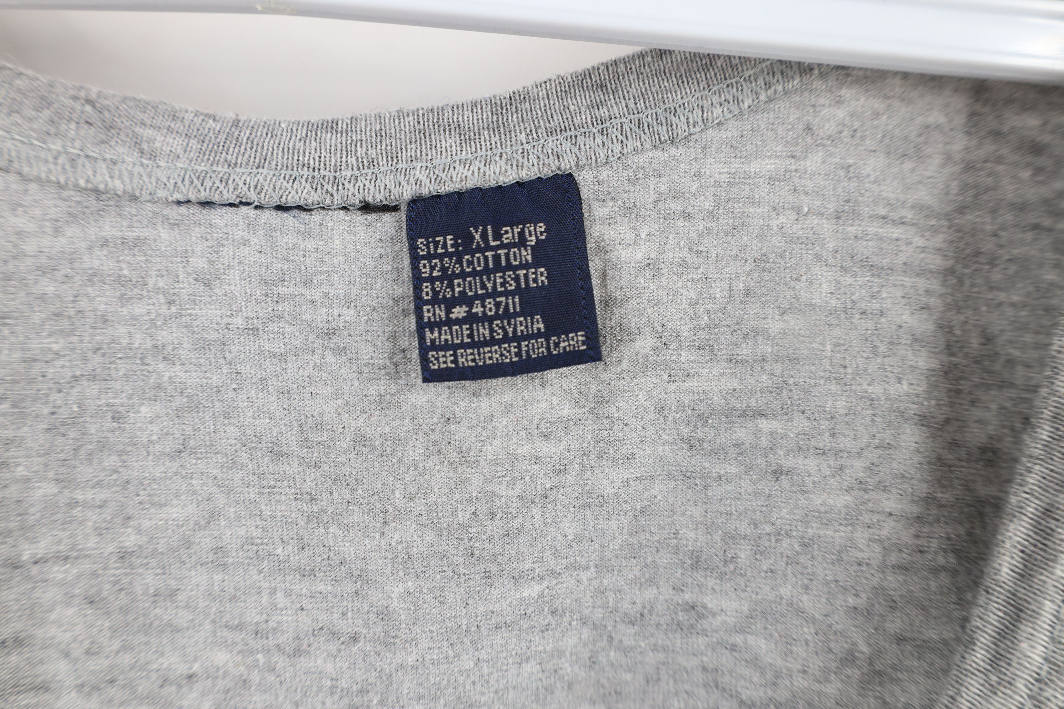 Vintage Vintage 90s Streetwear Blank Tank Top T-Shirt Heather Gray Size US XL / EU 56 / 4 - 5 Thumbnail