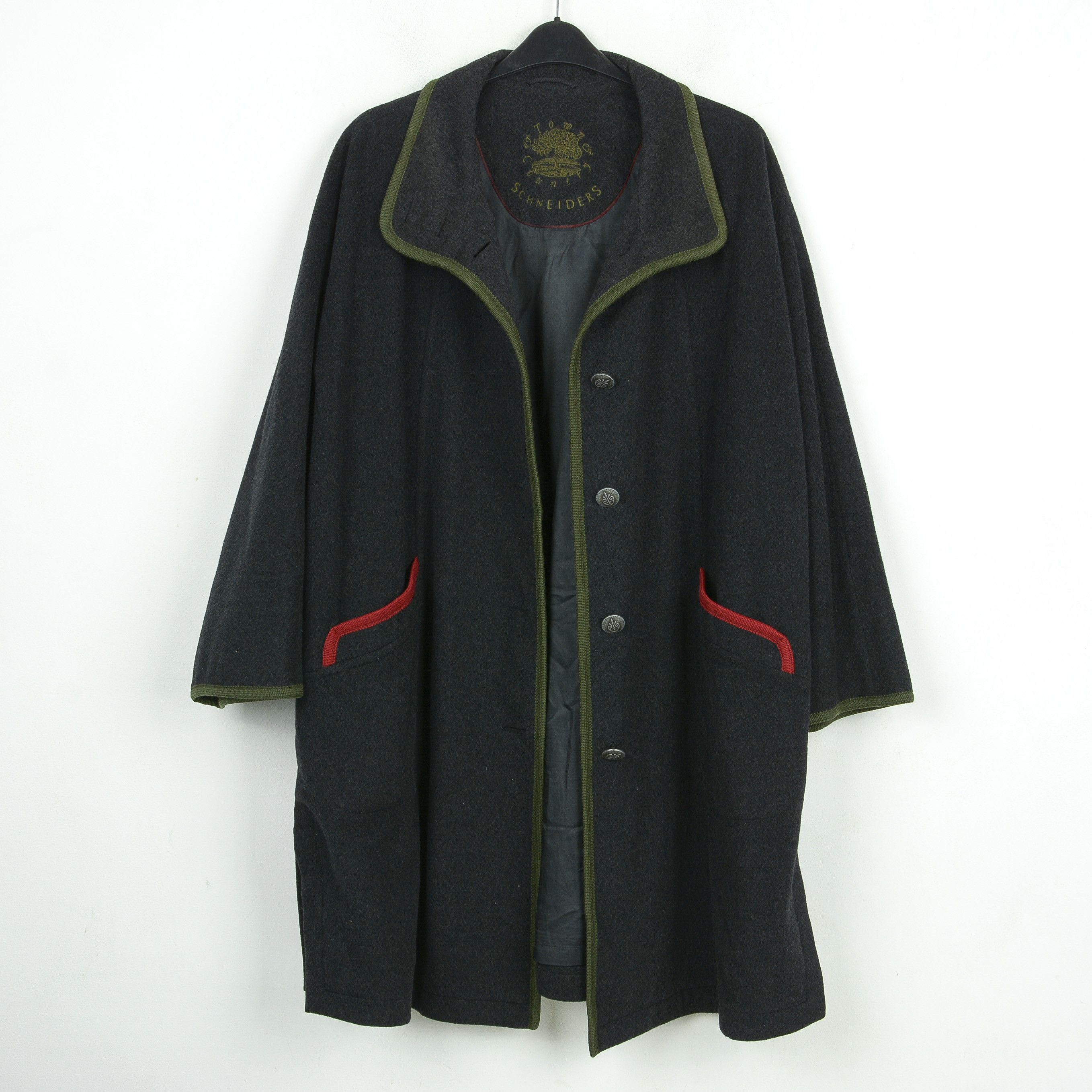 Schneiders Paloma XL Wool Coat Overcoat Trachten Jacket Button Up Jager Size XL / US 12-14 / IT 48-50 - 2 Thumbnail