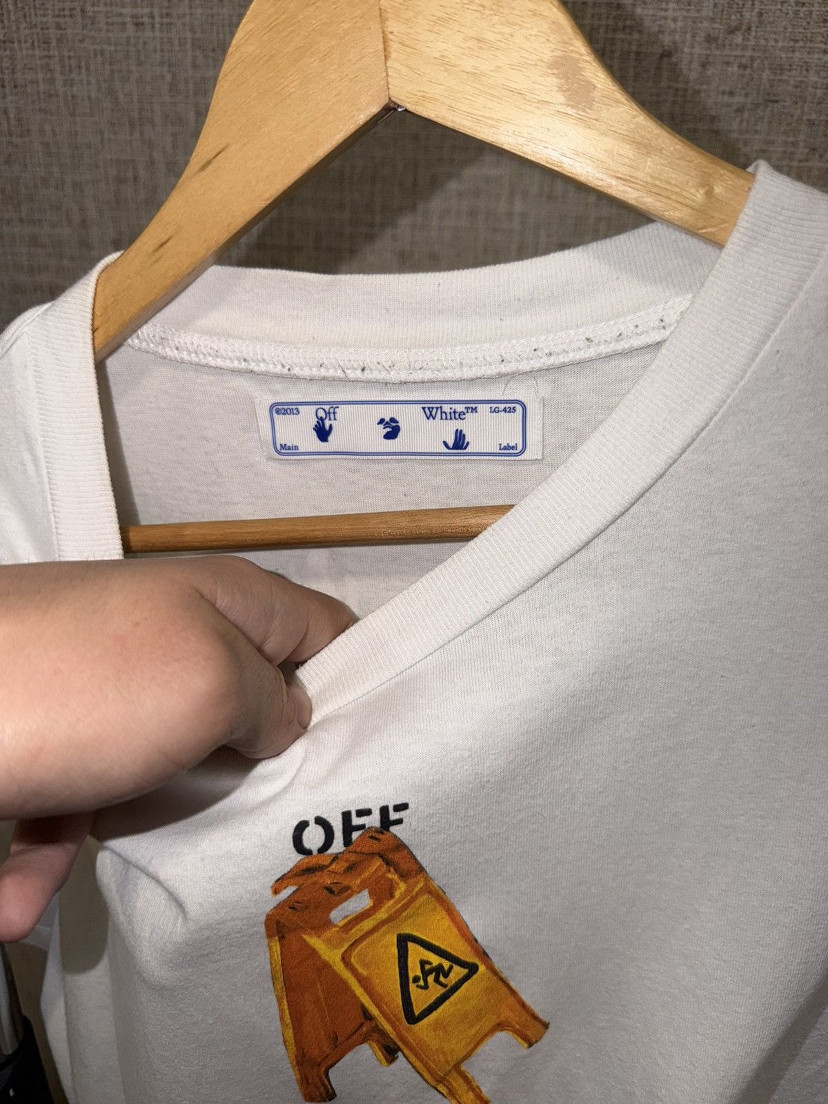 Off-White OFF-WHITE PASCAL PAINTED ARROWS WHITE T-SHIRT Size US M / EU 48-50 / 2 - 6 Thumbnail