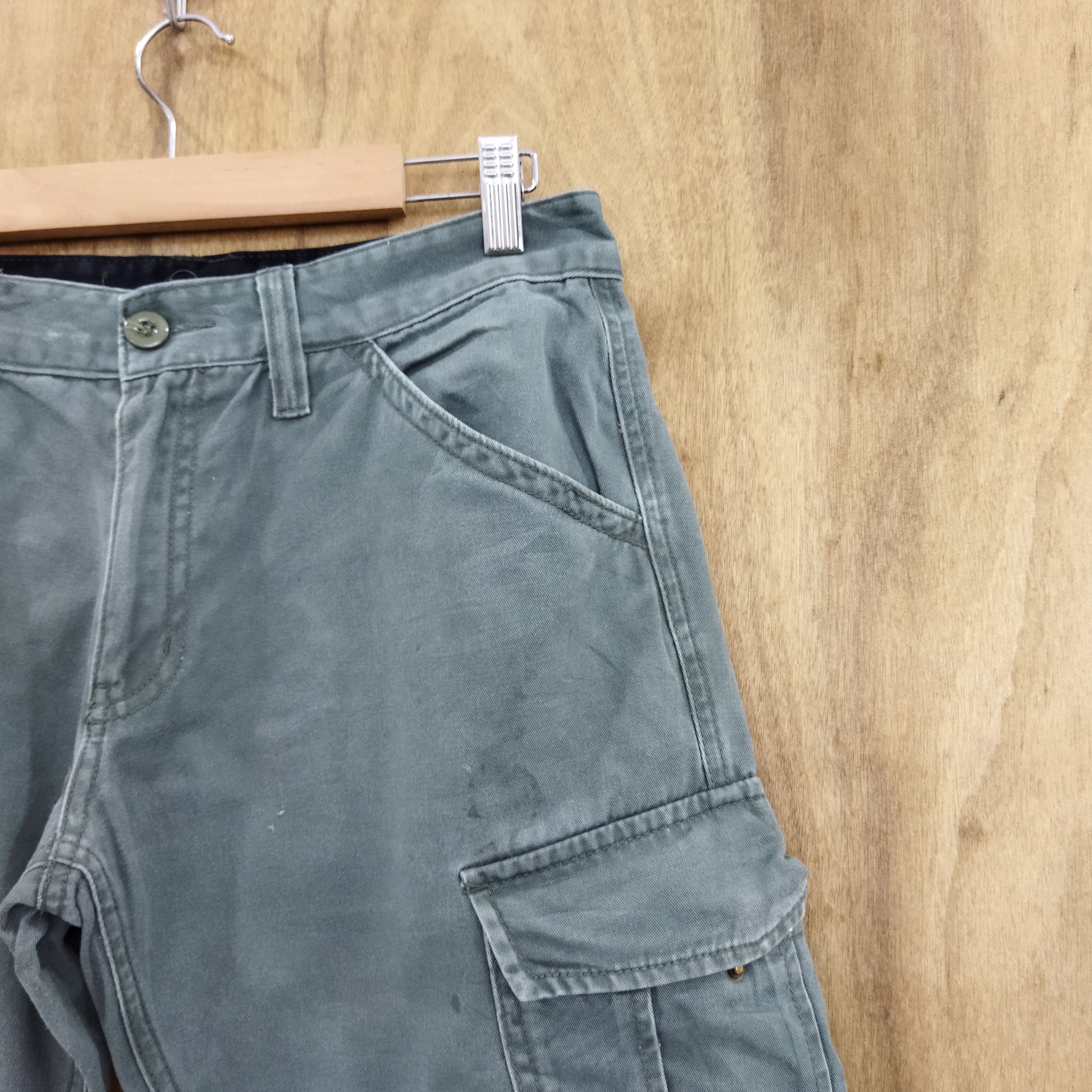 Japanese Brand BULL GREEN CARGO PANTS Size US 30 / EU 46 - 5 Thumbnail