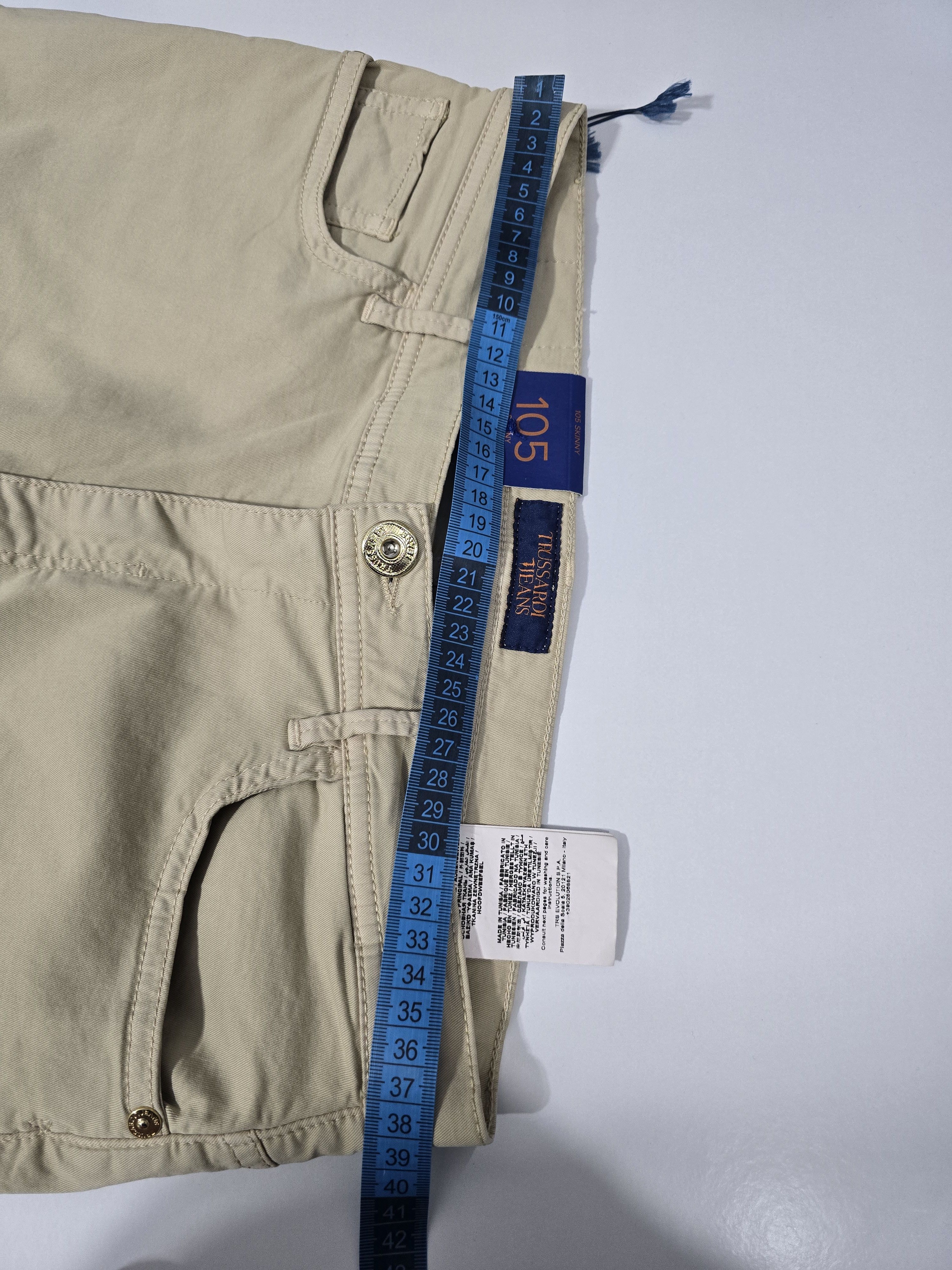 Trussardi TRUSSARDI pants 105 skinny new with TAGS Size 31" - 12 Thumbnail