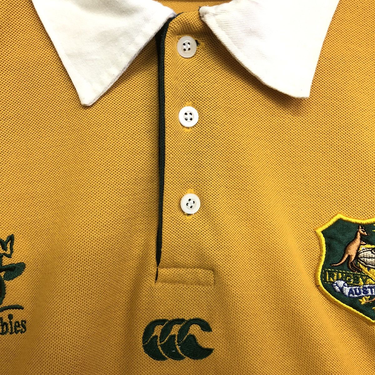 Canterbury of New Zealand × Vintage Vintage Canterbury Wallabies Australian Rugby Polo Shirt Size US L / EU 52-54 / 3 - 4 Thumbnail