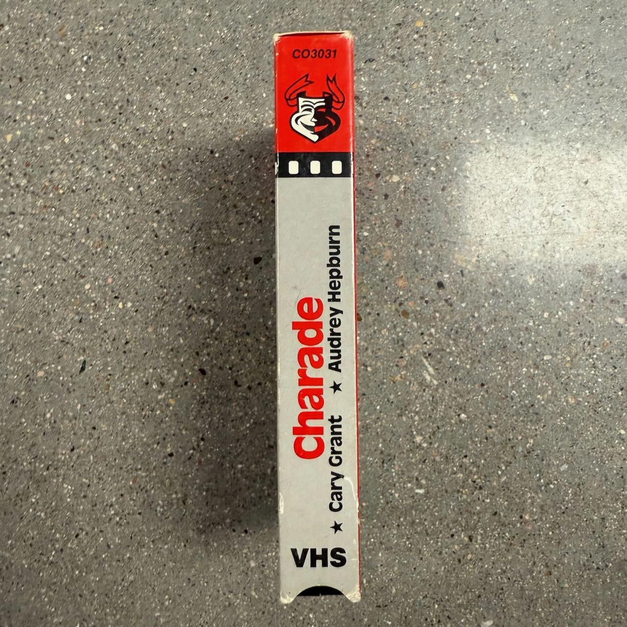 Designer Charade VHS 1964 Movie Video Treasures Audrey Hepburn Rare Size ONE SIZE - 6 Thumbnail