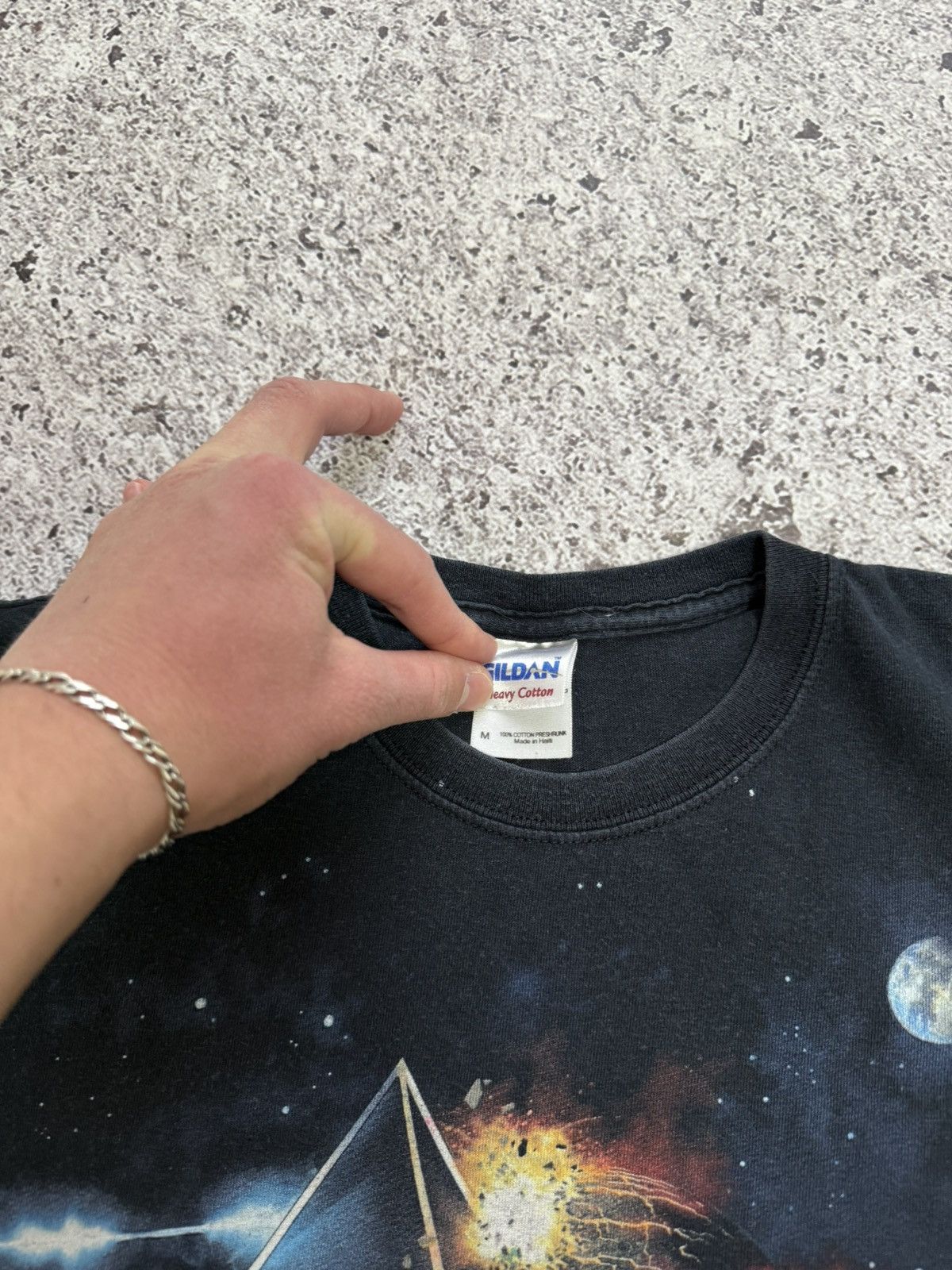 Band Tees × Vintage Vintage 2000’s Pink Floyd The Dark Side Of The Moon T-Shirt Size US M / EU 48-50 / 2 - 7 Thumbnail