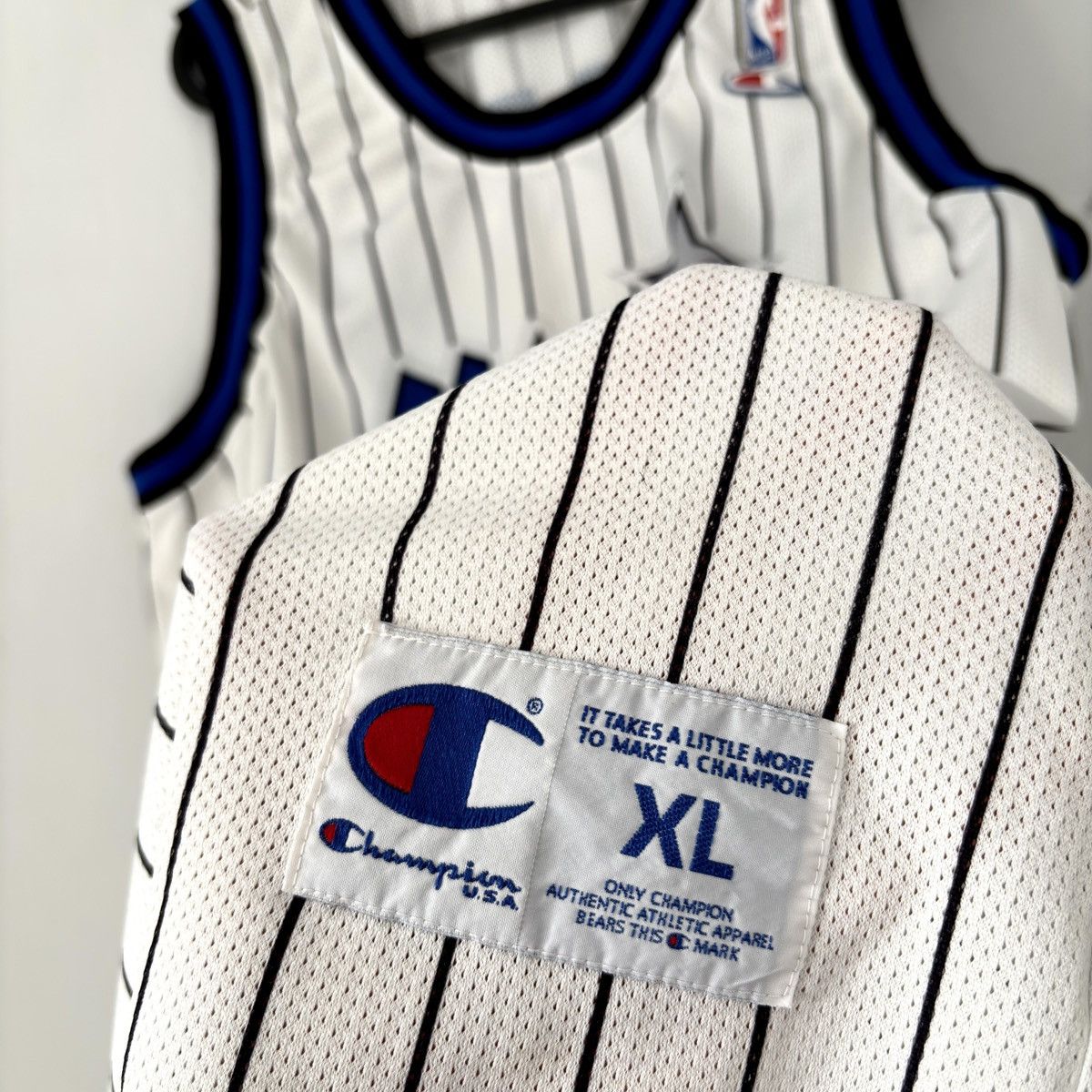 Champion RARE 90s Orlando Magic Hardaway Champion Vintage Jersey NBA Size US XL / EU 56 / 4 - 5 Thumbnail