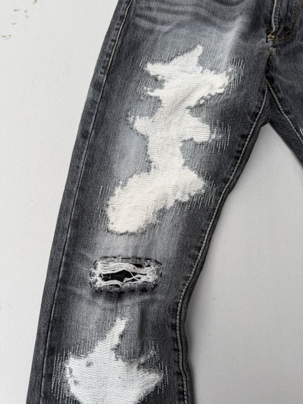 Japanese Brand BLACKHISt lace up flare jeans Size US 30 / EU 46 - 3 Thumbnail