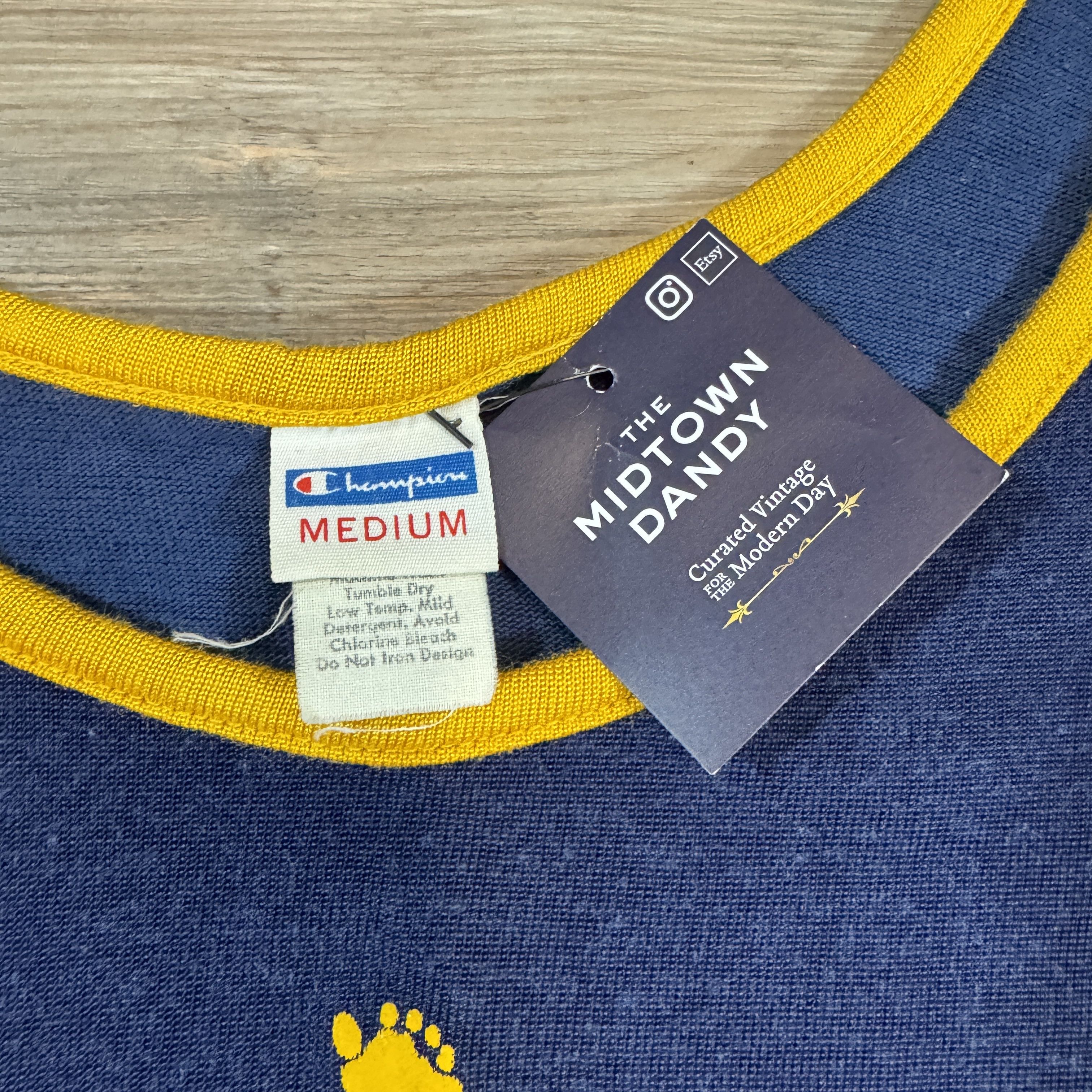 Champion × Vintage 1970s Vintage CHAMPION Dickinson College Running Jersey Size US M / EU 48-50 / 2 - 5 Thumbnail