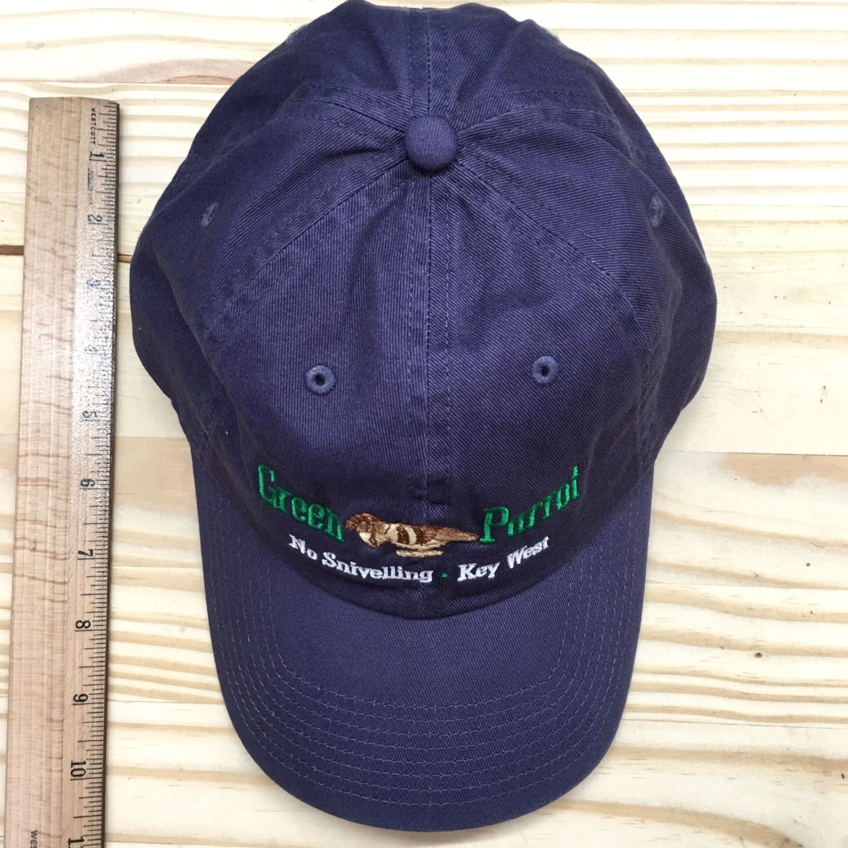 Vintage Fahrenheit Baseball Hat Green Parrot Embroidered Unisex OSFA Curved Brim Size ONE SIZE - 4 Thumbnail