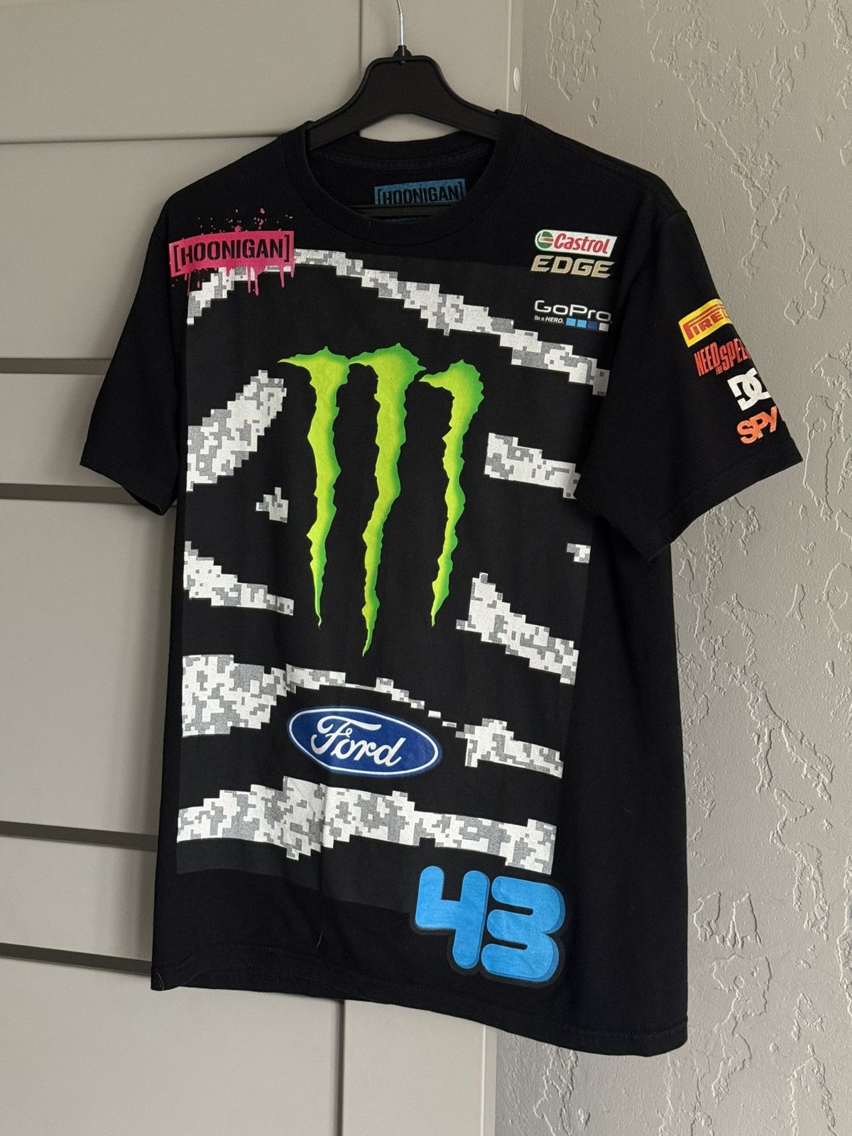 Vintage Hoonigan Racing Monster Energy Flag 43 Kenblock T-Shirt Size US S / EU 44-46 / 1 - 2 Thumbnail