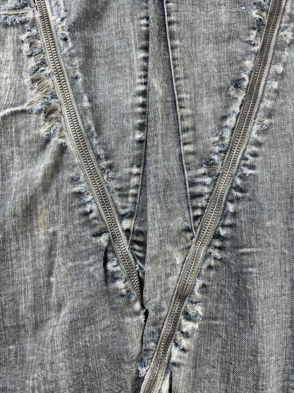 Rick Owens FW08 Rick Owens Banana Cut Spiral Denim Jeans Dust Acid Size US 30 / EU 46 - 16 Thumbnail