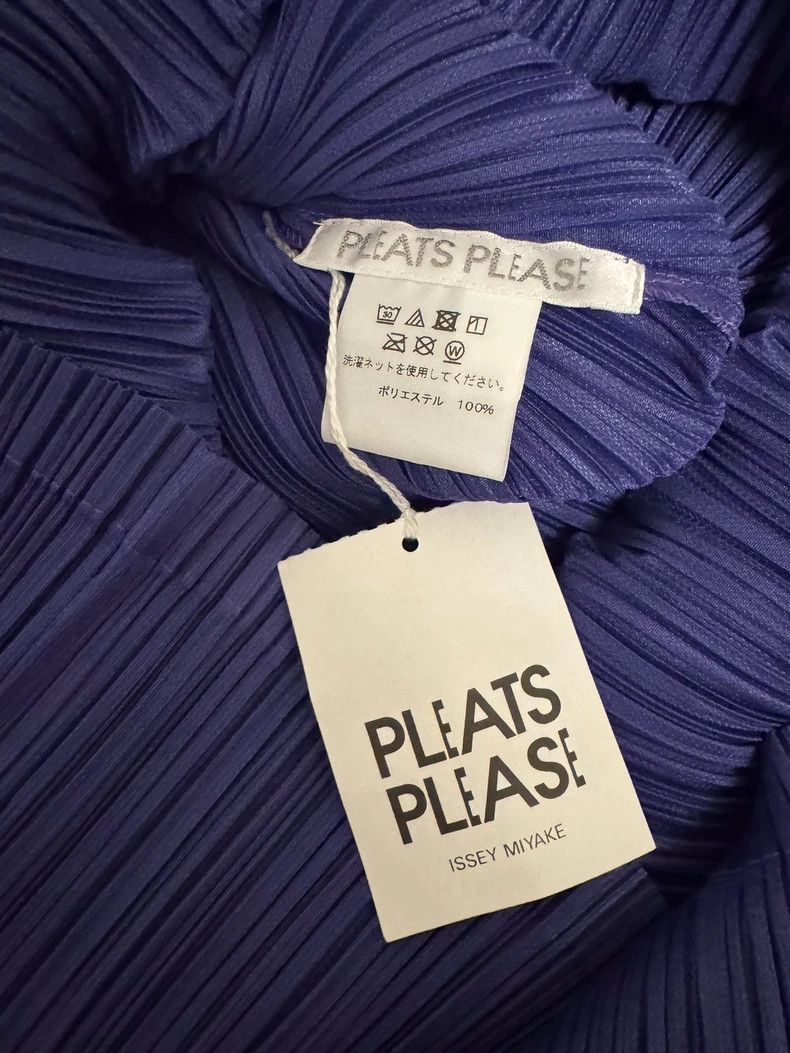 Issey Miyake Issey Miyake size:4 Purple pleated top Size M / US 6-8 / IT 42-44 - 5 Thumbnail