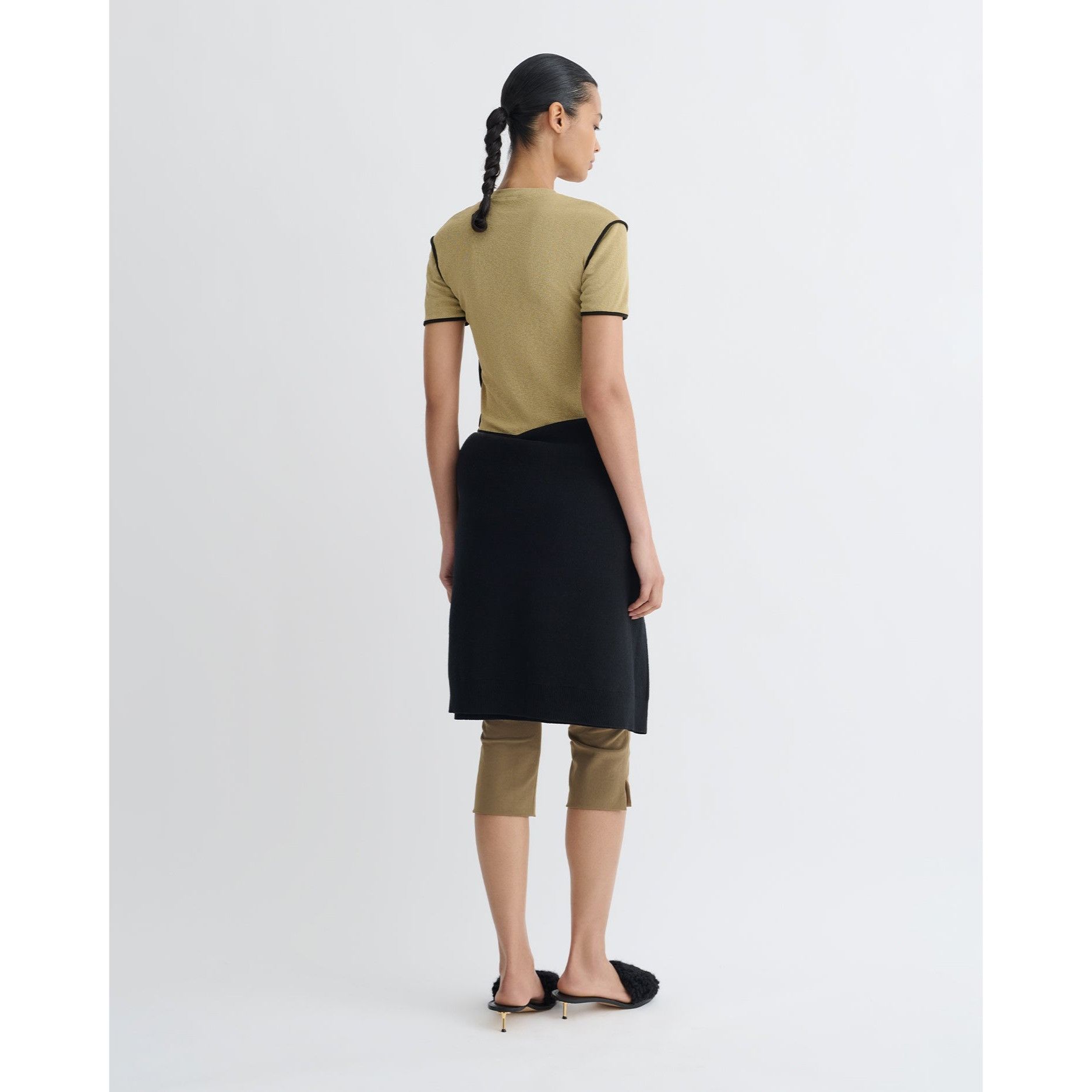 Nanushka Nanushka Sabelle Cropped Mesh T-shirt Jersey With Binding Size L / US 10 / IT 46 - 10 Thumbnail