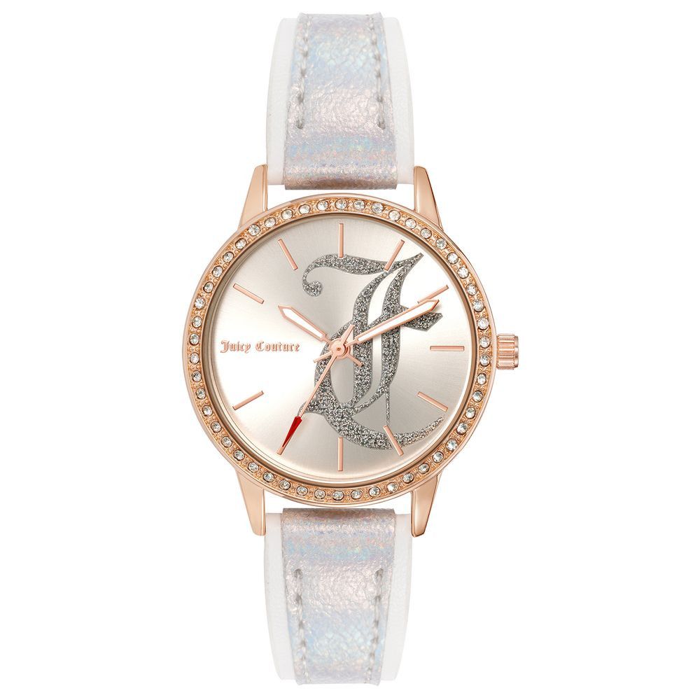 Juicy Couture White Polipriel Women's Watch Size ONE SIZE - 1 Thumbnail