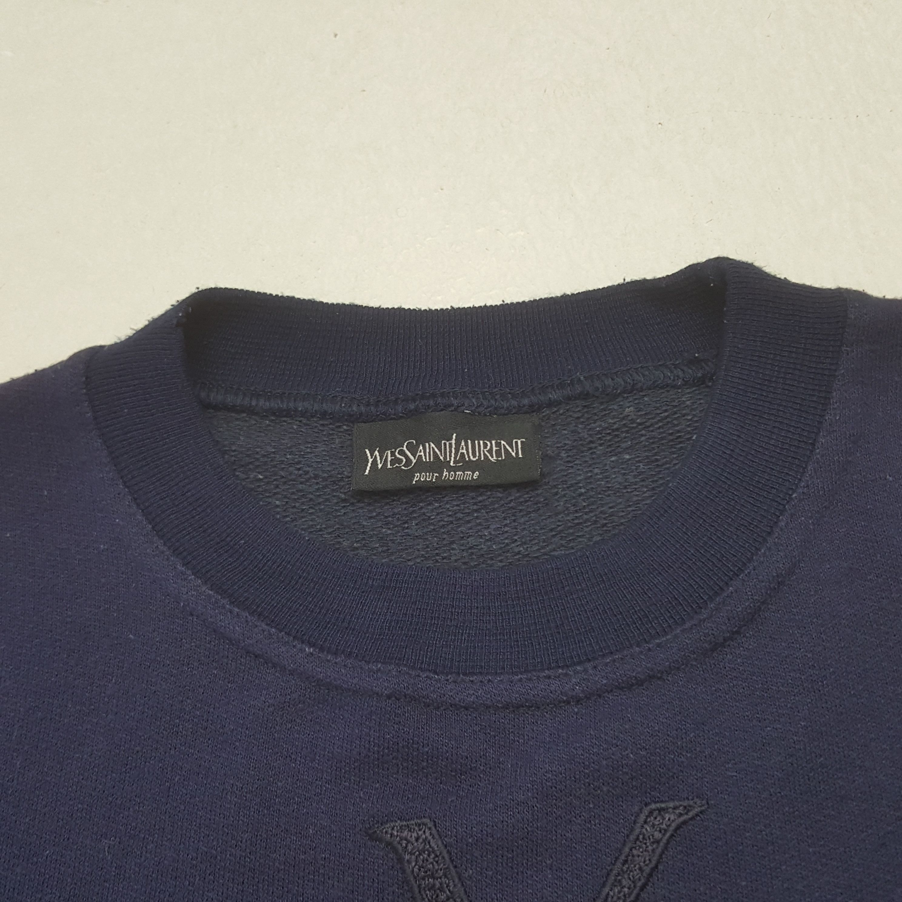 Yves Saint Laurent Vintage Yves Saint Laurent Designer Sweatshirt C302N12 Size US L / EU 52-54 / 3 - 4 Thumbnail
