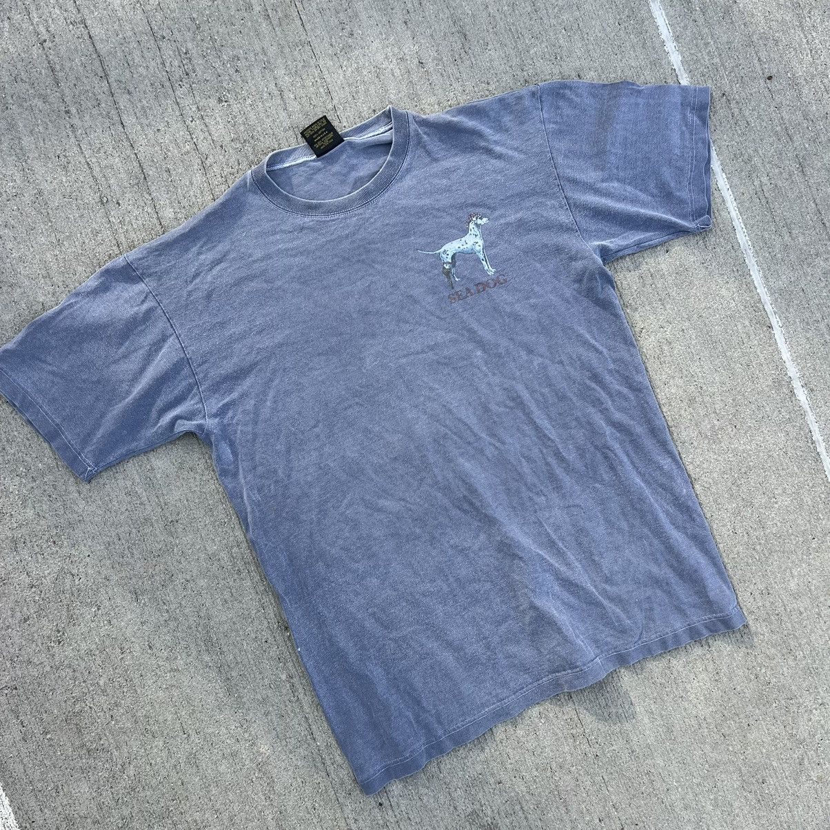 If Six Was Nine × Vintage Faded Dog Print T shirt Double Sided Size US L / EU 52-54 / 3 - 2 Thumbnail
