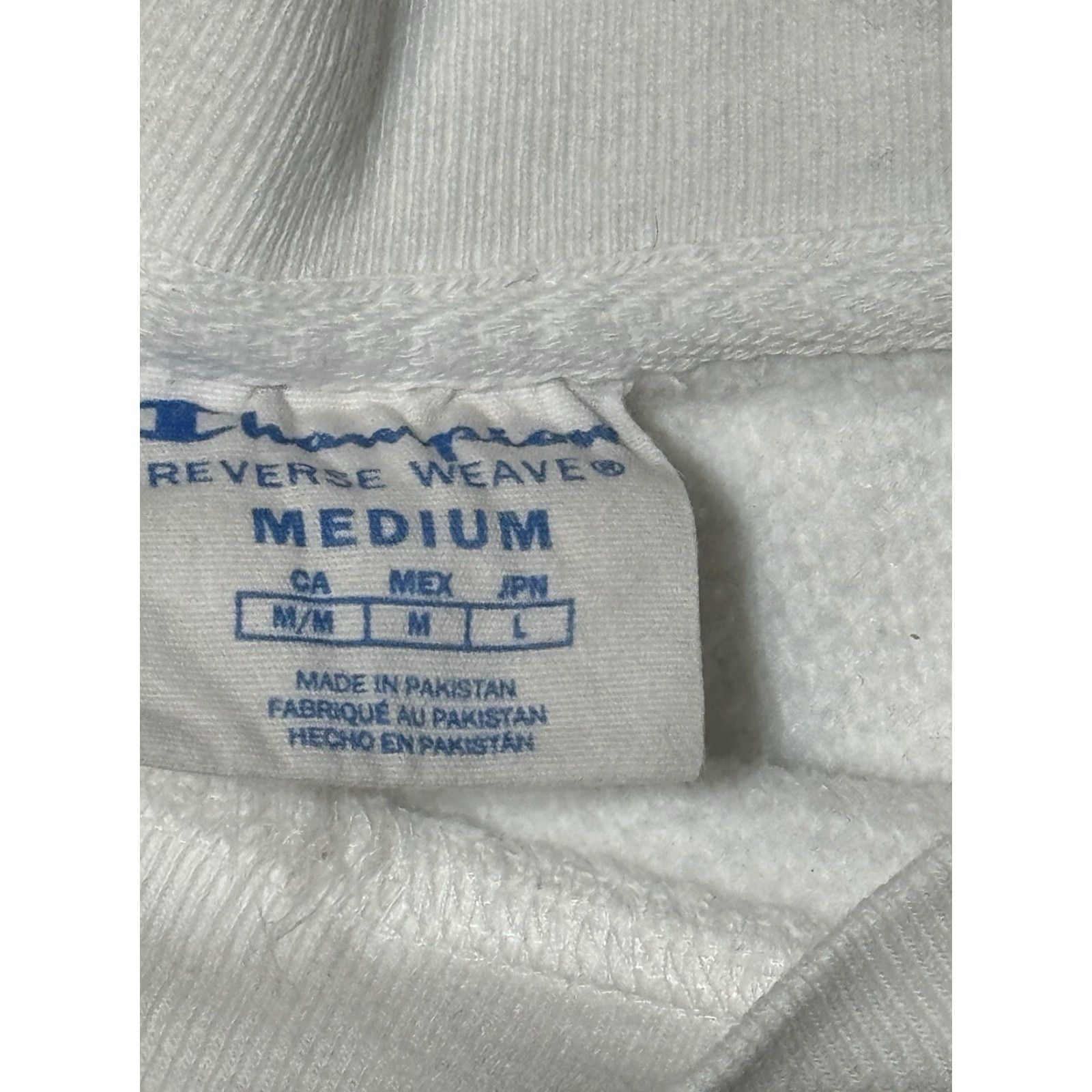 Champion VINTAGE West Chester University Champion Reverse Weave Sweatshirt Medium Unisex Adults Crew Neck Pullover Logo White College University 90s Size M / US 6-8 / IT 42-44 - 5 Thumbnail